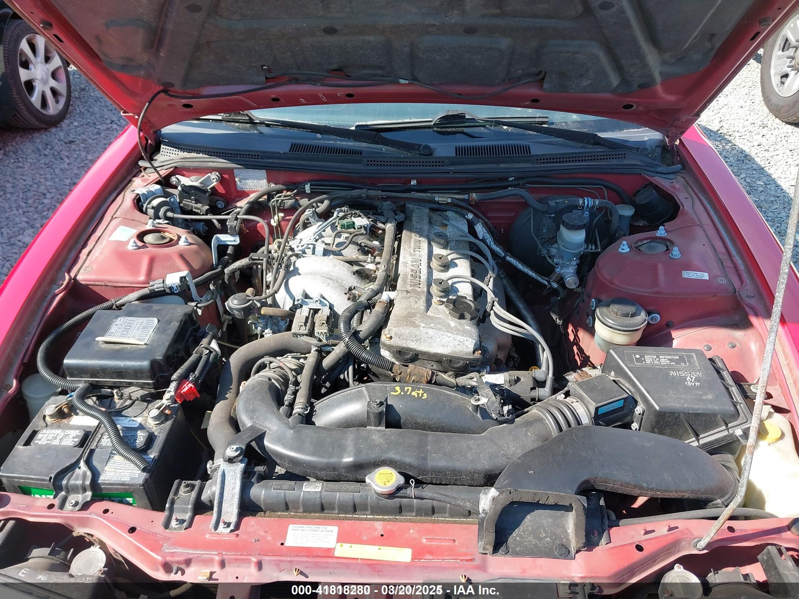 1996 Nissan 240sx Se Red vin: JN1AS44D7TW053849