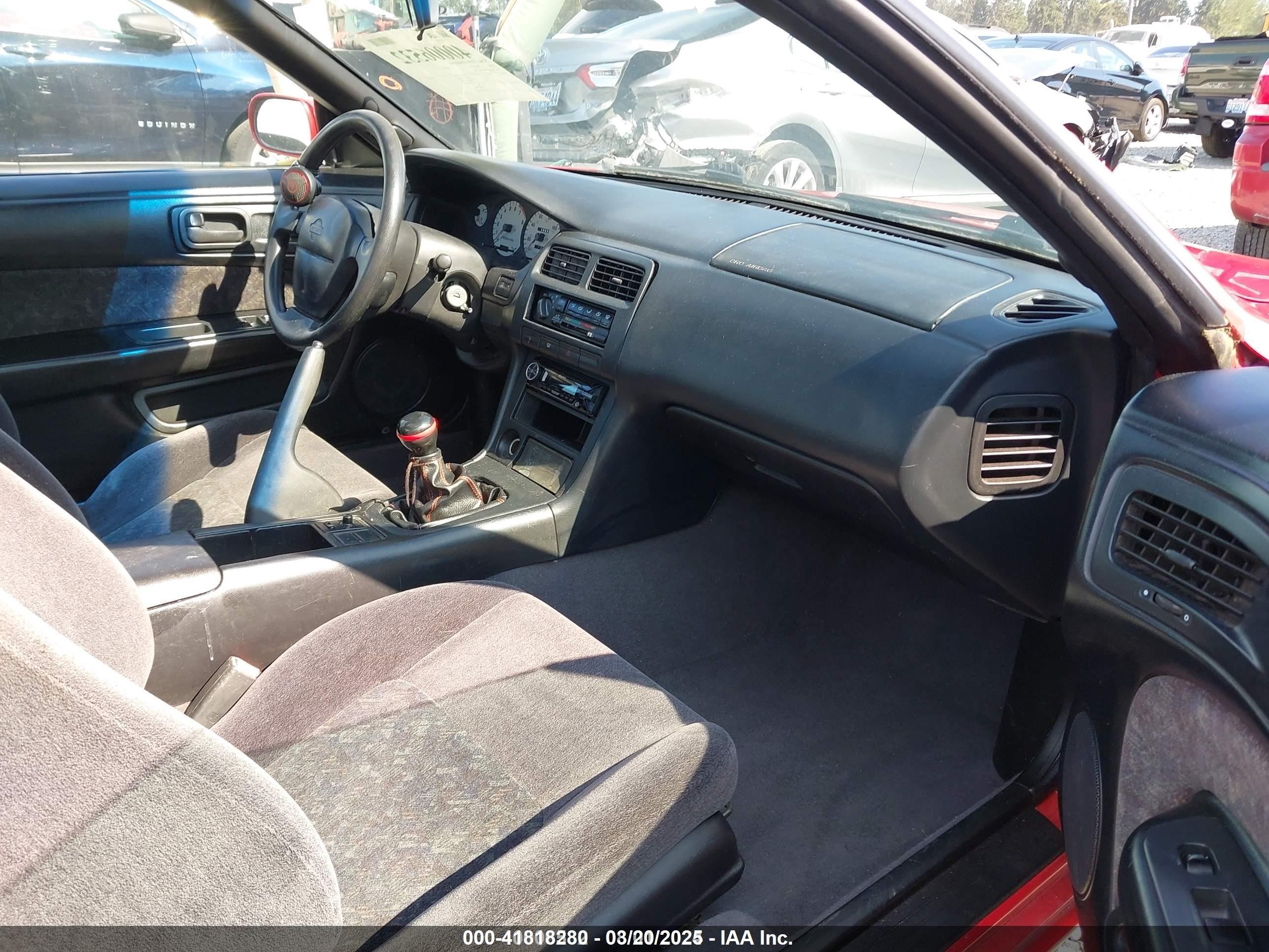 1996 Nissan 240sx Se Red vin: JN1AS44D7TW053849