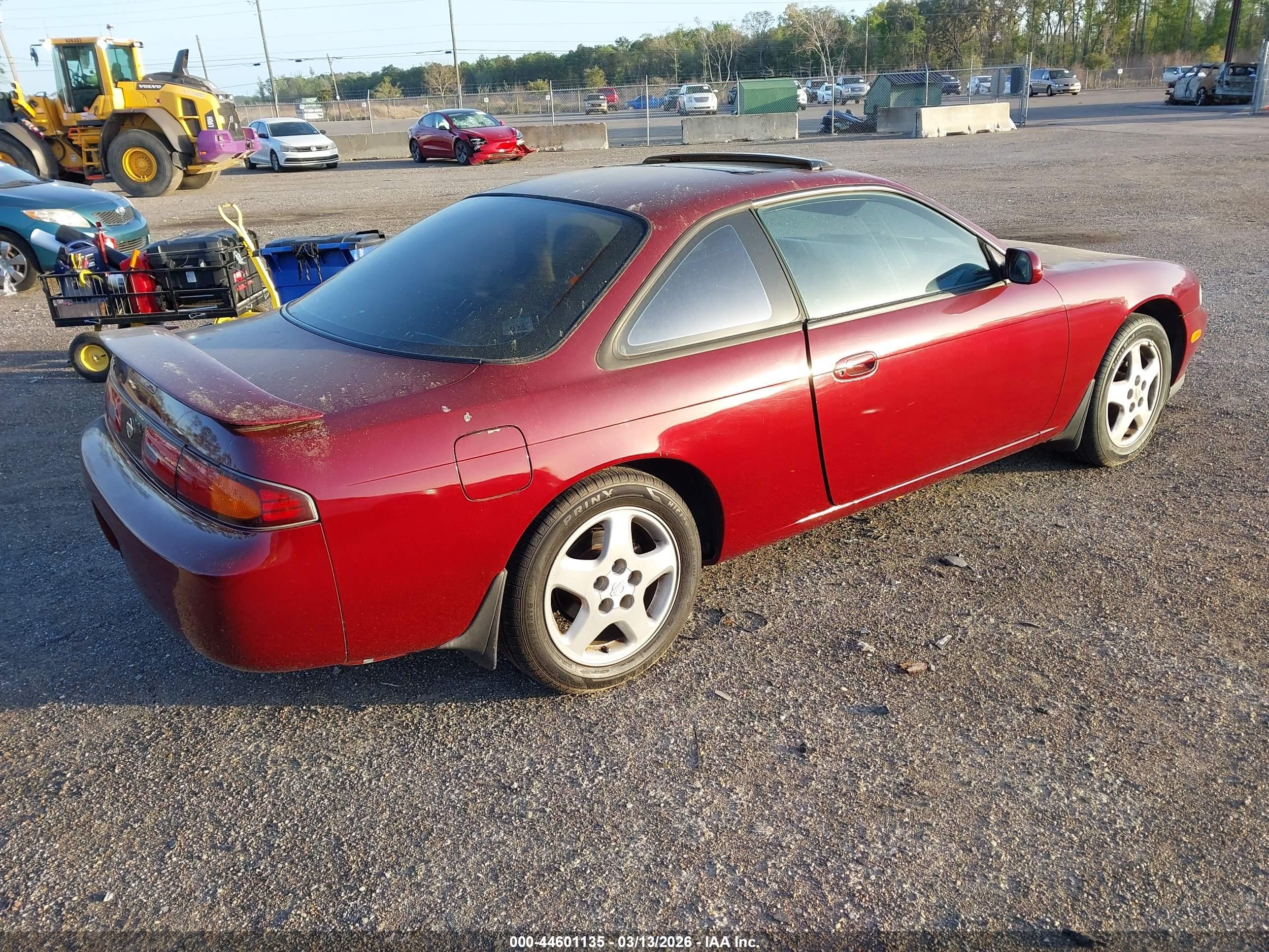 1995 Nissan 240sx Se Maroon vin: JN1AS44D8SW019613