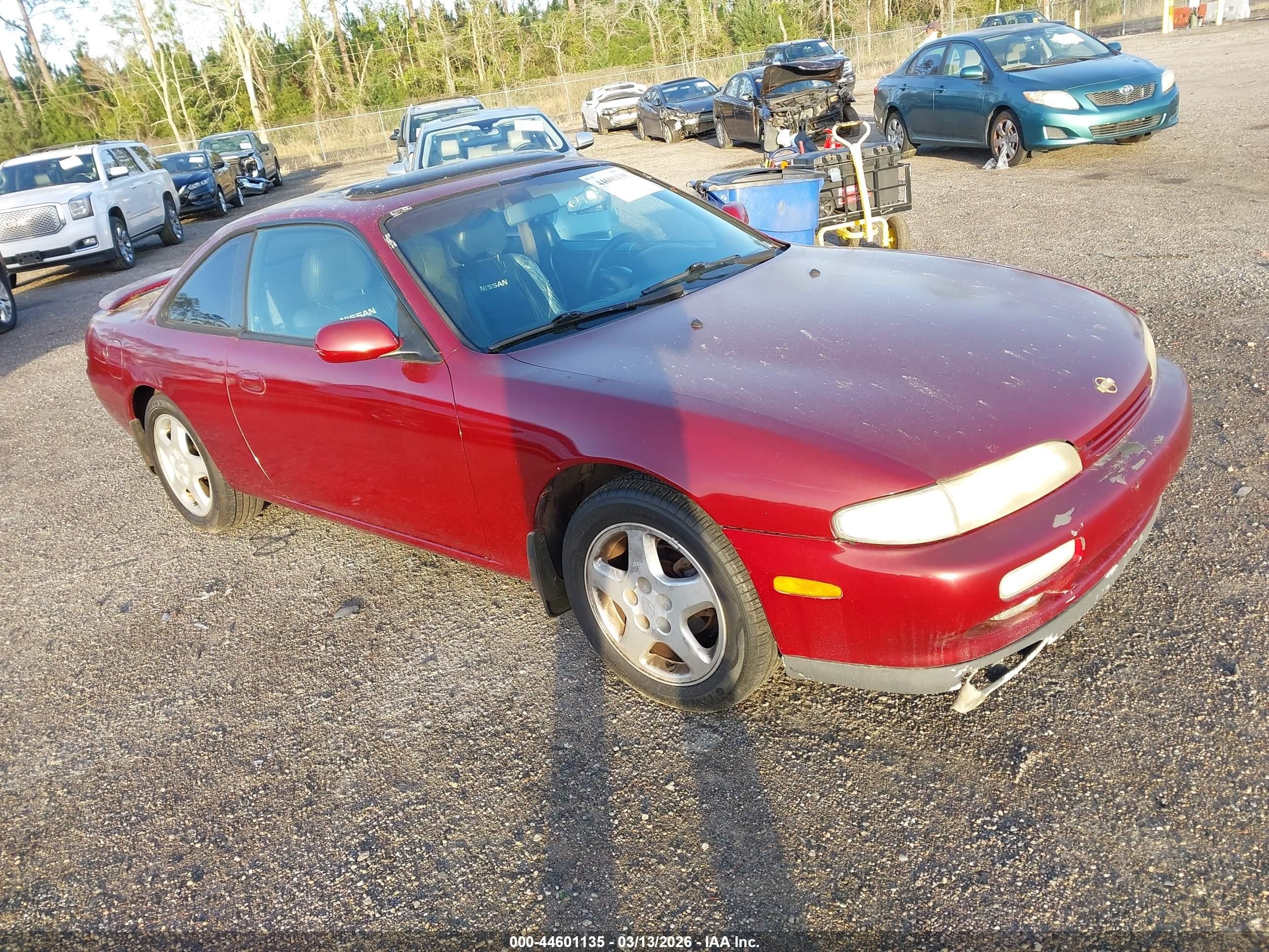 1995 Nissan 240sx Se Maroon vin: JN1AS44D8SW019613