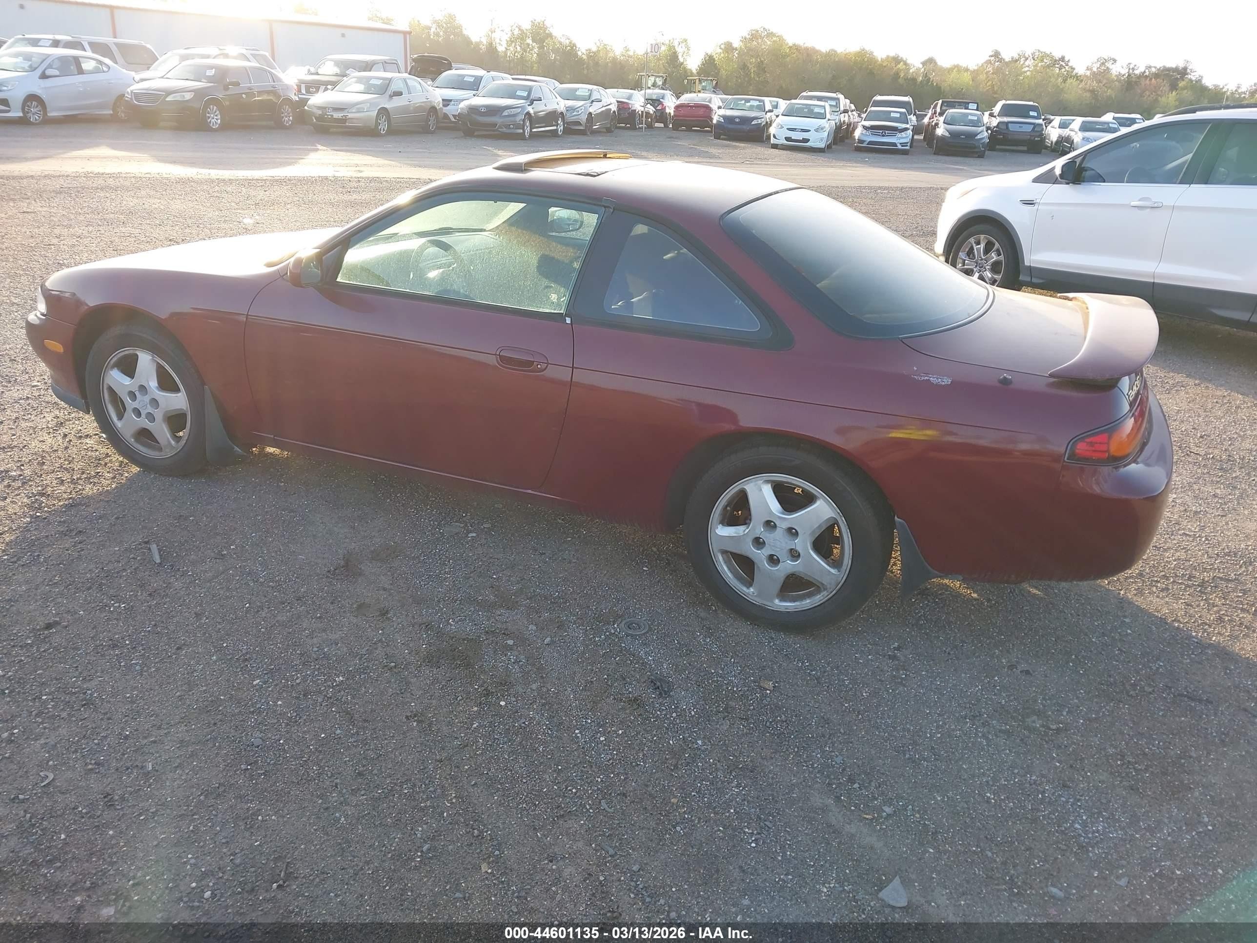 1995 Nissan 240sx Se Maroon vin: JN1AS44D8SW019613