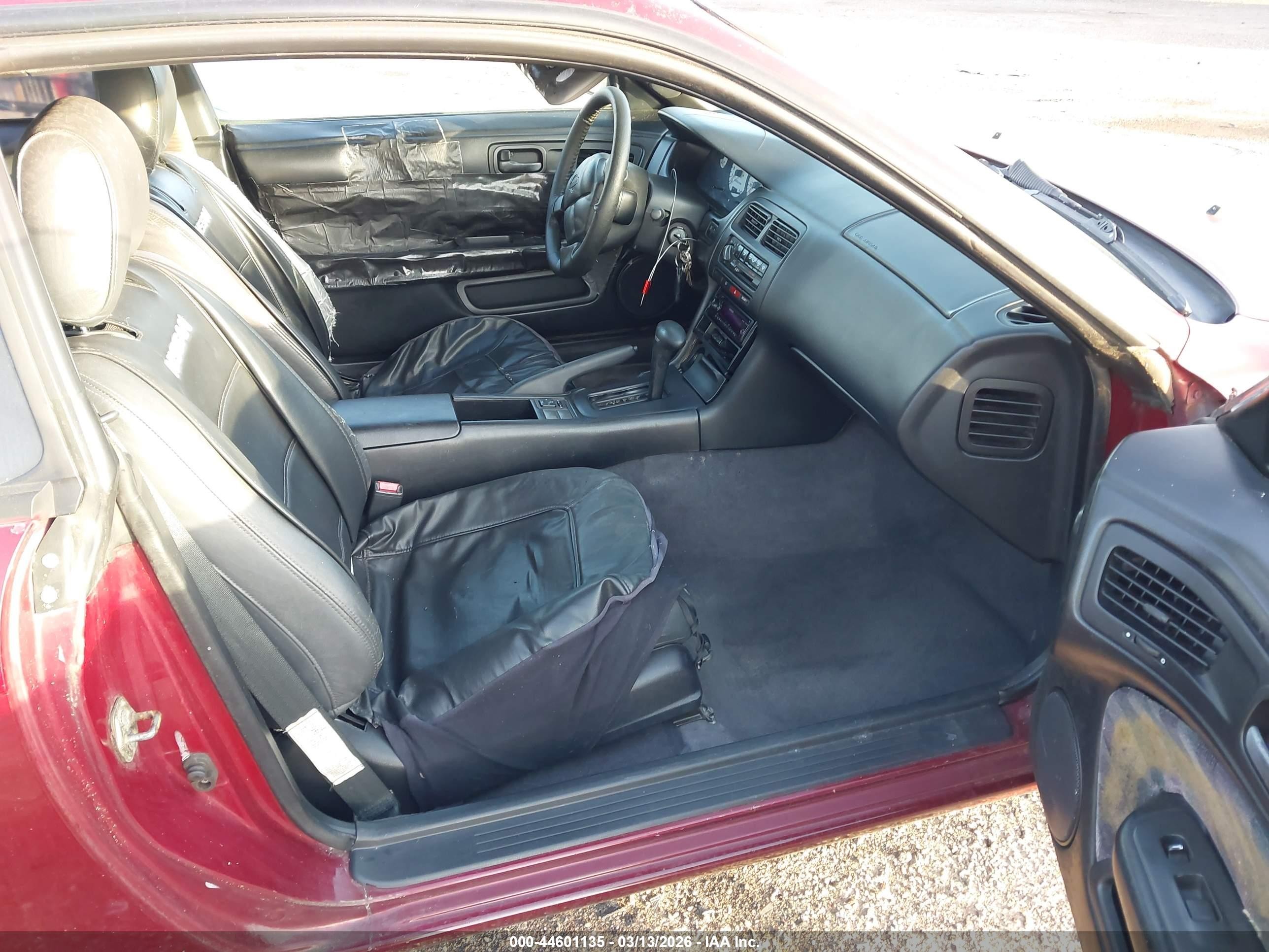 1995 Nissan 240sx Se Maroon vin: JN1AS44D8SW019613