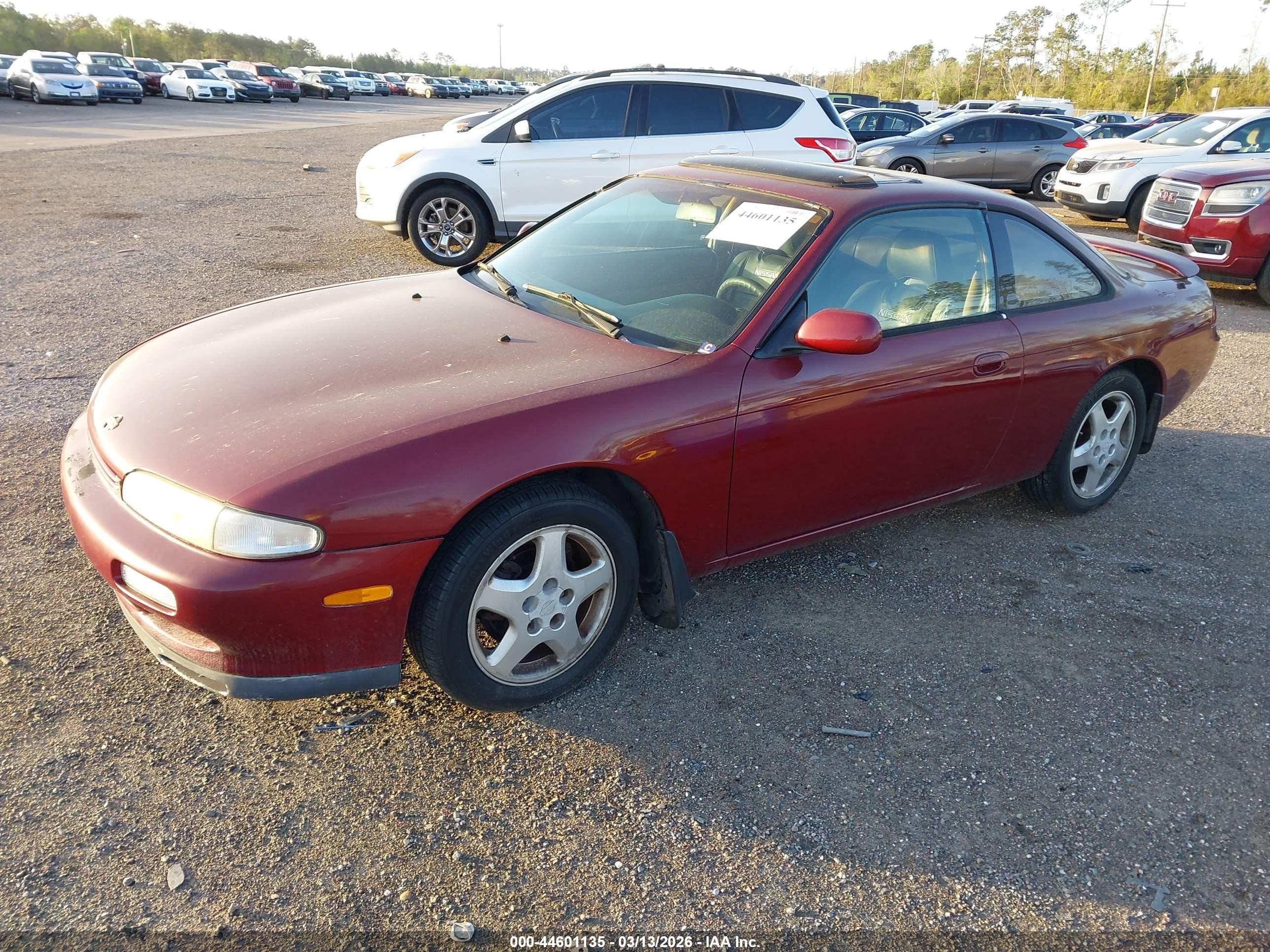 1995 Nissan 240sx Se Maroon vin: JN1AS44D8SW019613