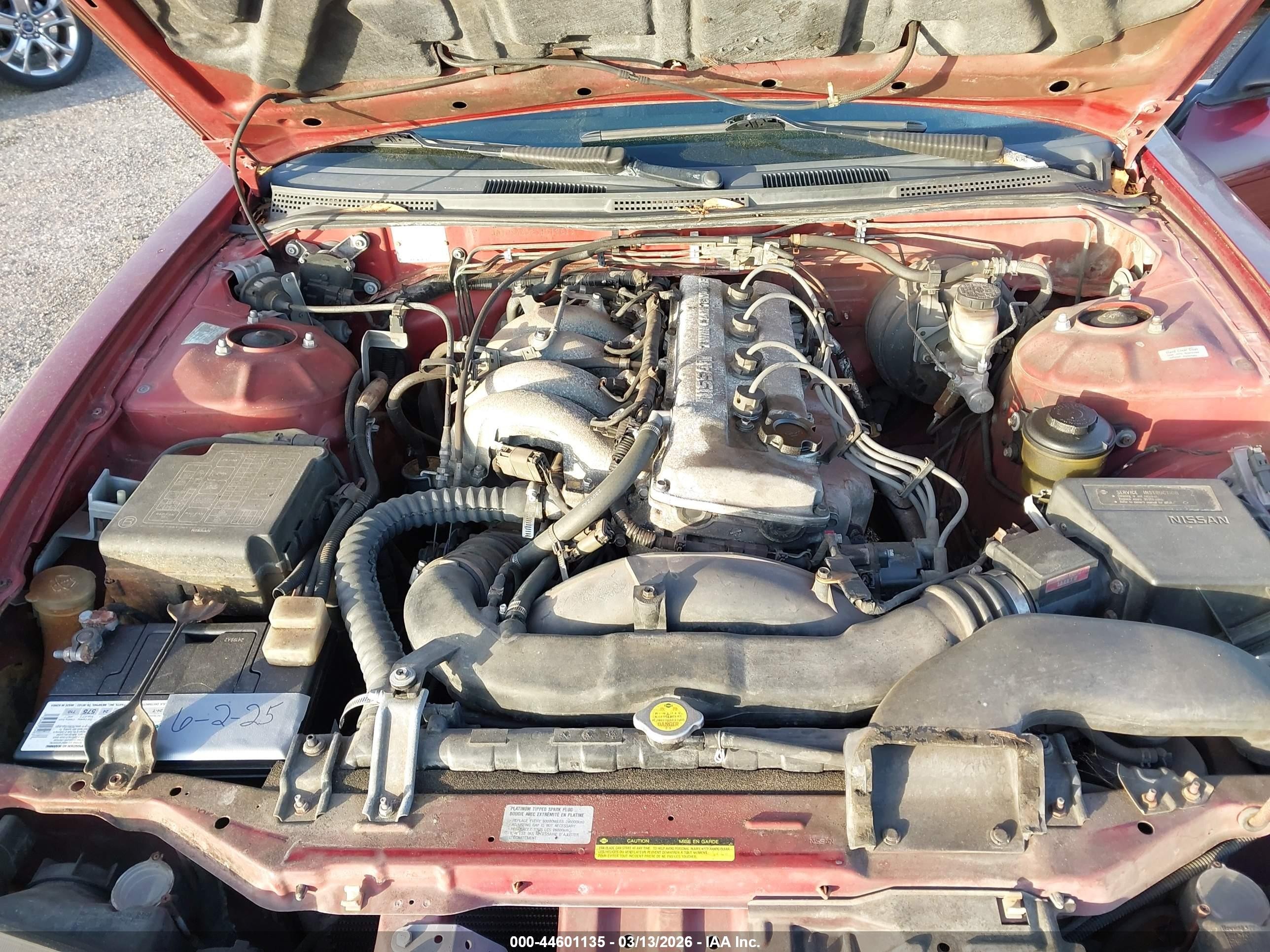 1995 Nissan 240sx Se Maroon vin: JN1AS44D8SW019613