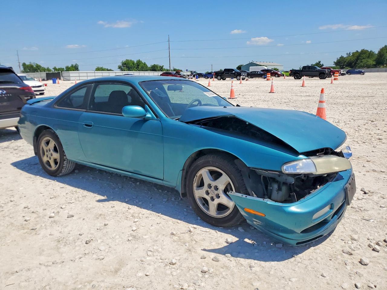 1995 Nissan 240sx Base Turquoise vin: JN1AS44DXSW011237