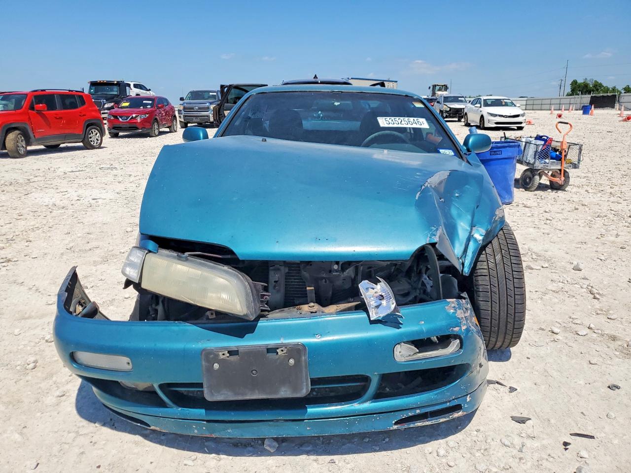 1995 Nissan 240sx Base Turquoise vin: JN1AS44DXSW011237