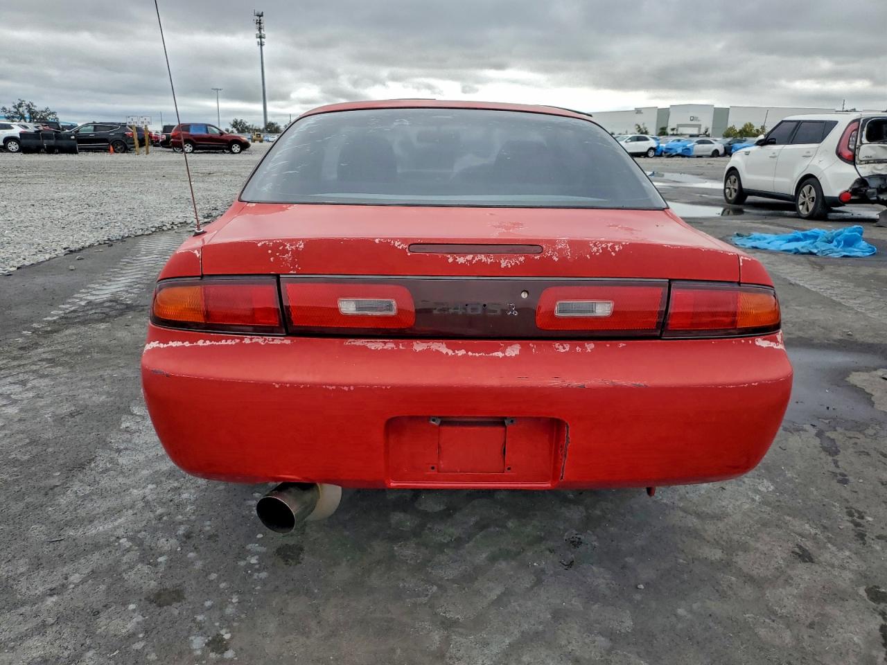 1996 Nissan 240sx Base Red vin: JN1AS44DXTW057412