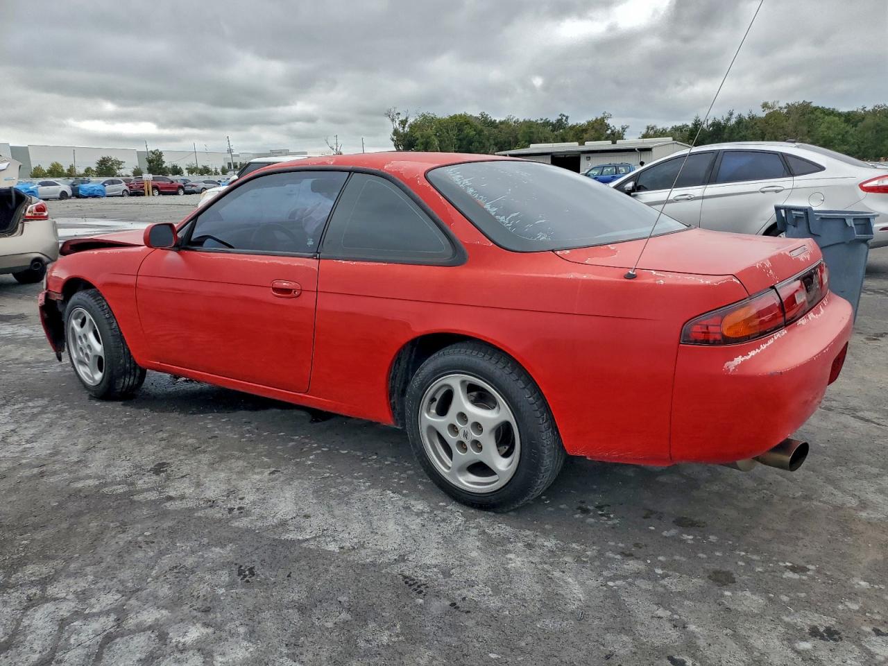 1996 Nissan 240sx Base Red vin: JN1AS44DXTW057412