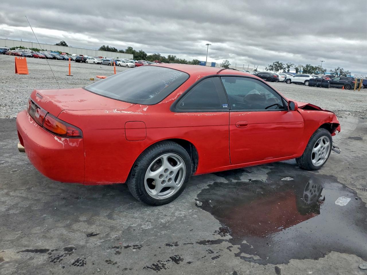 1996 Nissan 240sx Base Red vin: JN1AS44DXTW057412