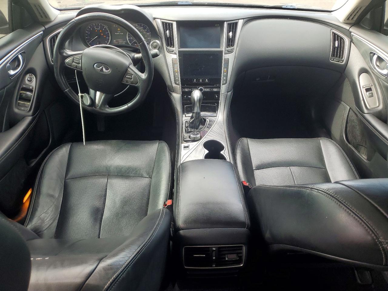 2014 Infiniti Q50 Hybrid Premium Brown vin: JN1AV7AP0EM691379