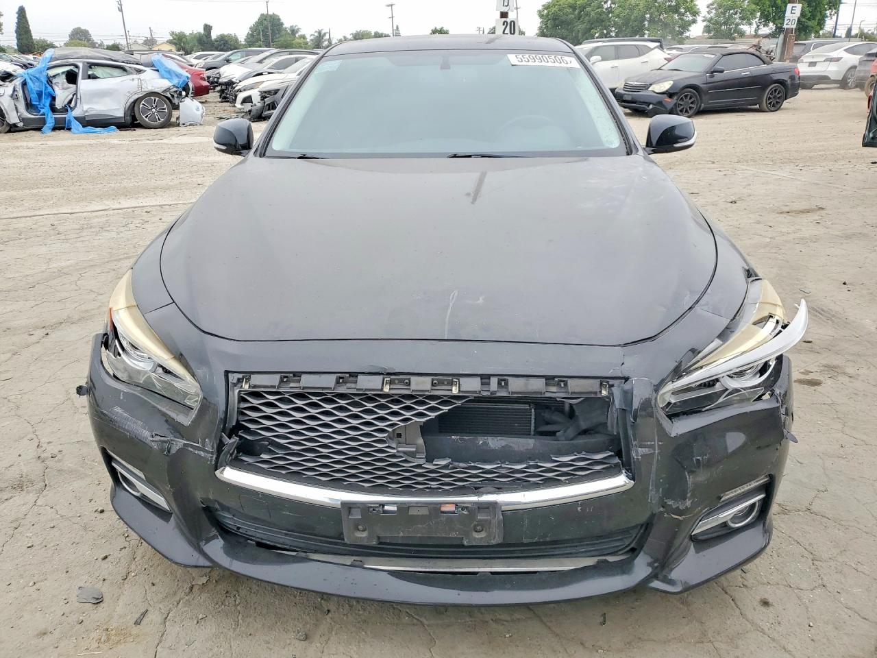 2014 Infiniti Q50 Hybrid Premium Black vin: JN1AV7AP0EM691401