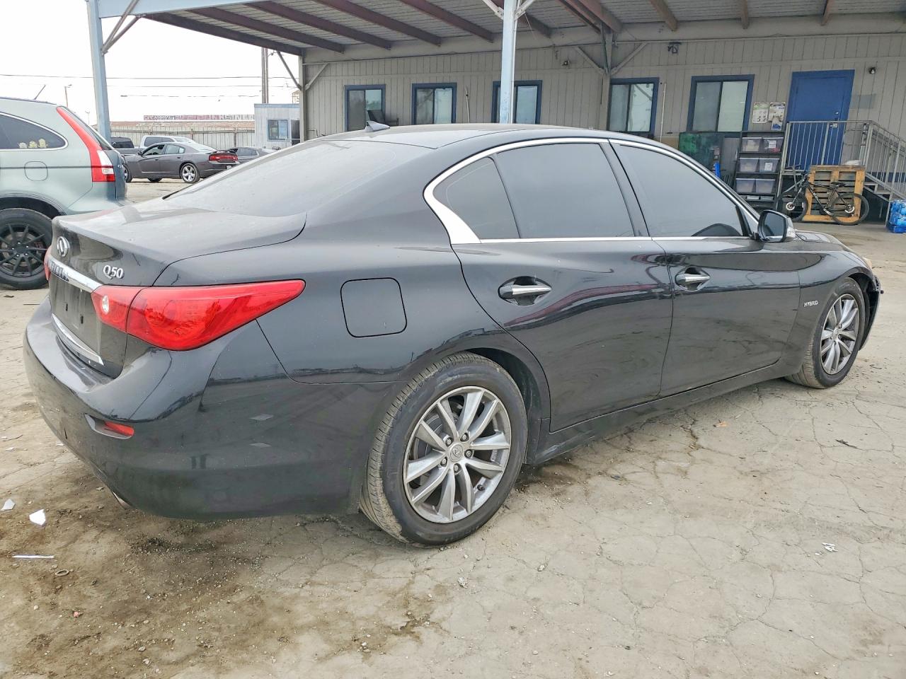 2014 Infiniti Q50 Hybrid Premium Black vin: JN1AV7AP0EM691401