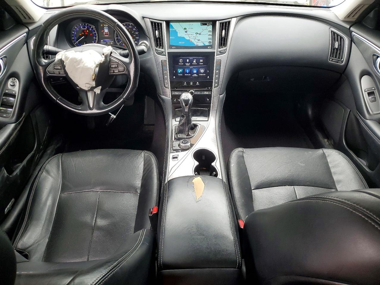 2014 Infiniti Q50 Hybrid Premium Black vin: JN1AV7AP0EM691401