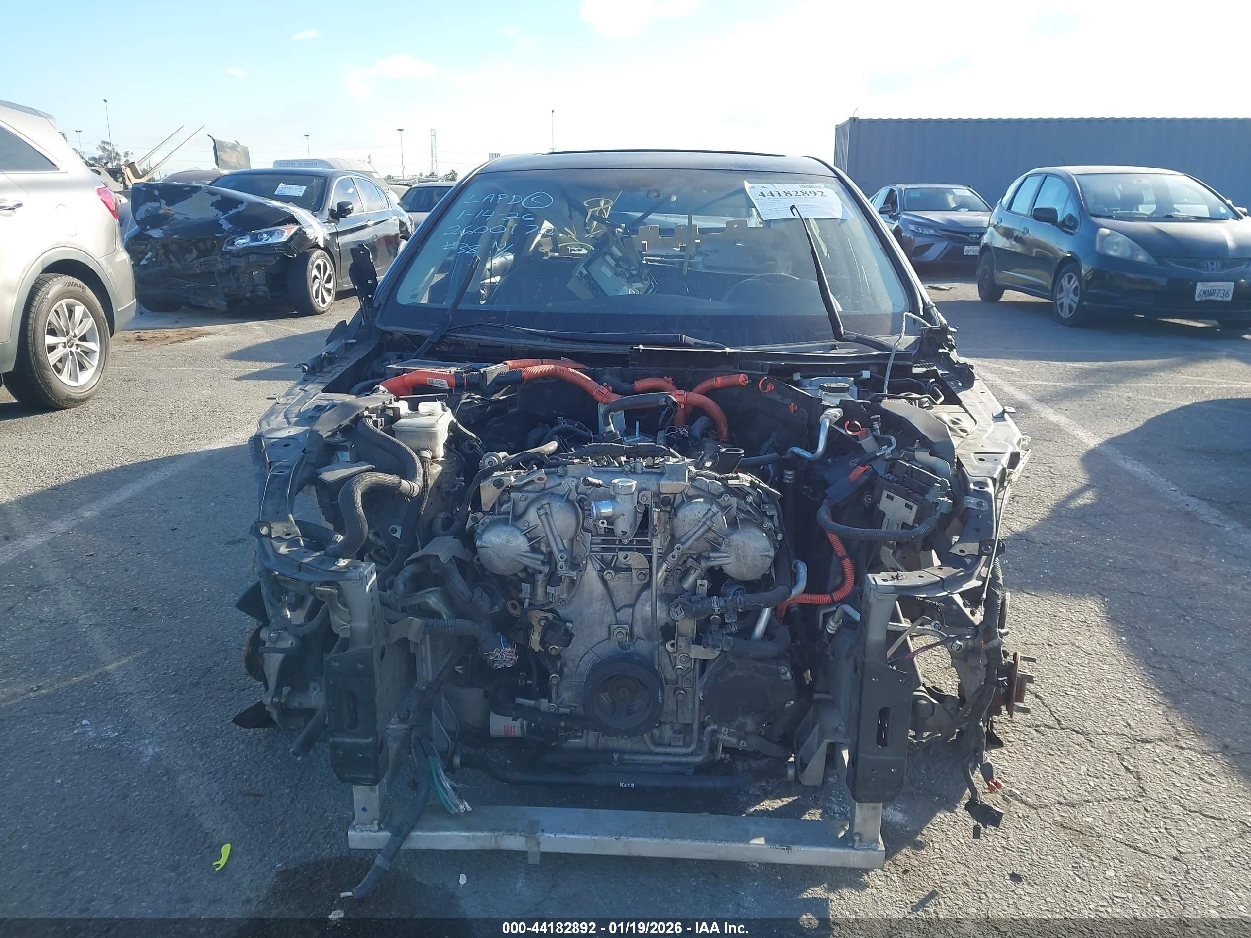 2015 Infiniti Q50 Hybrid Sport Черный vin: JN1AV7AP0FM790236