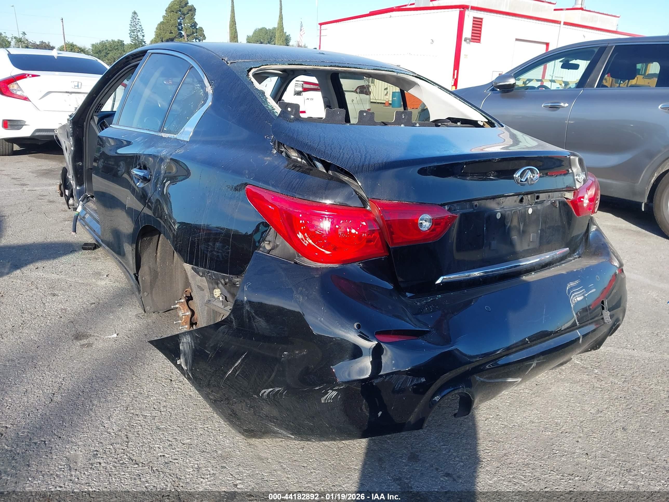 2015 Infiniti Q50 Hybrid Sport Черный vin: JN1AV7AP0FM790236