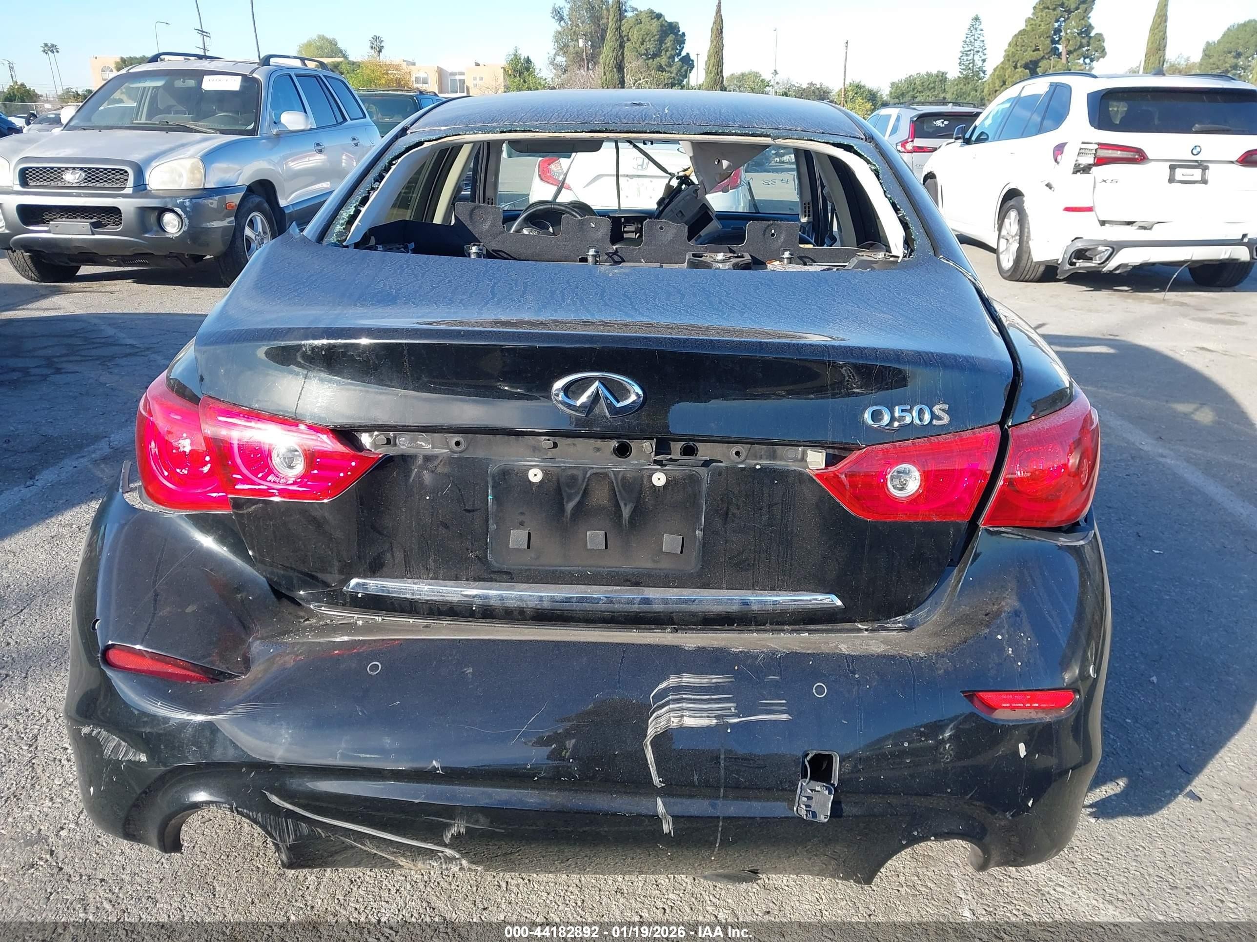 2015 Infiniti Q50 Hybrid Sport Черный vin: JN1AV7AP0FM790236