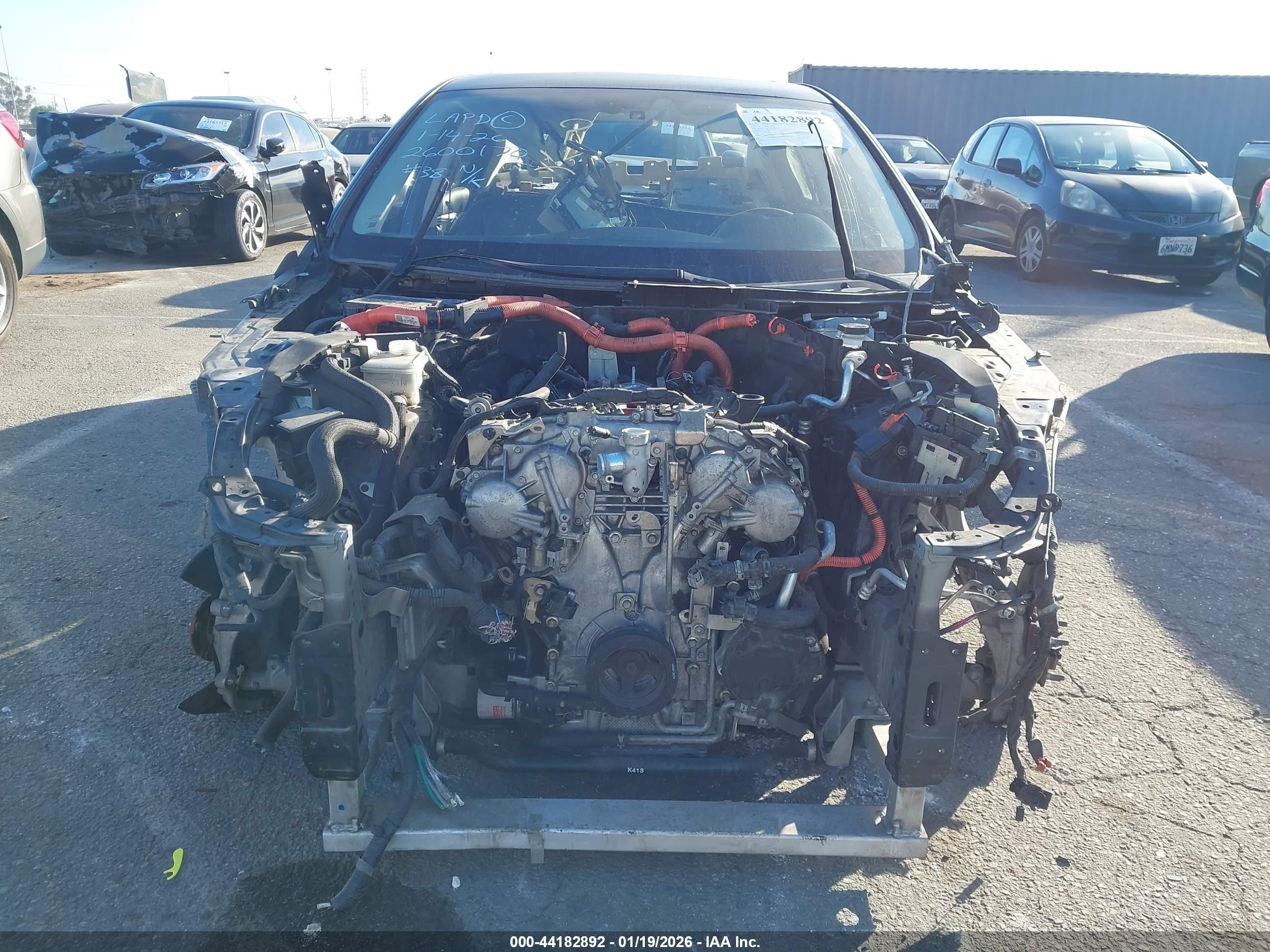 2015 Infiniti Q50 Hybrid Sport Черный vin: JN1AV7AP0FM790236