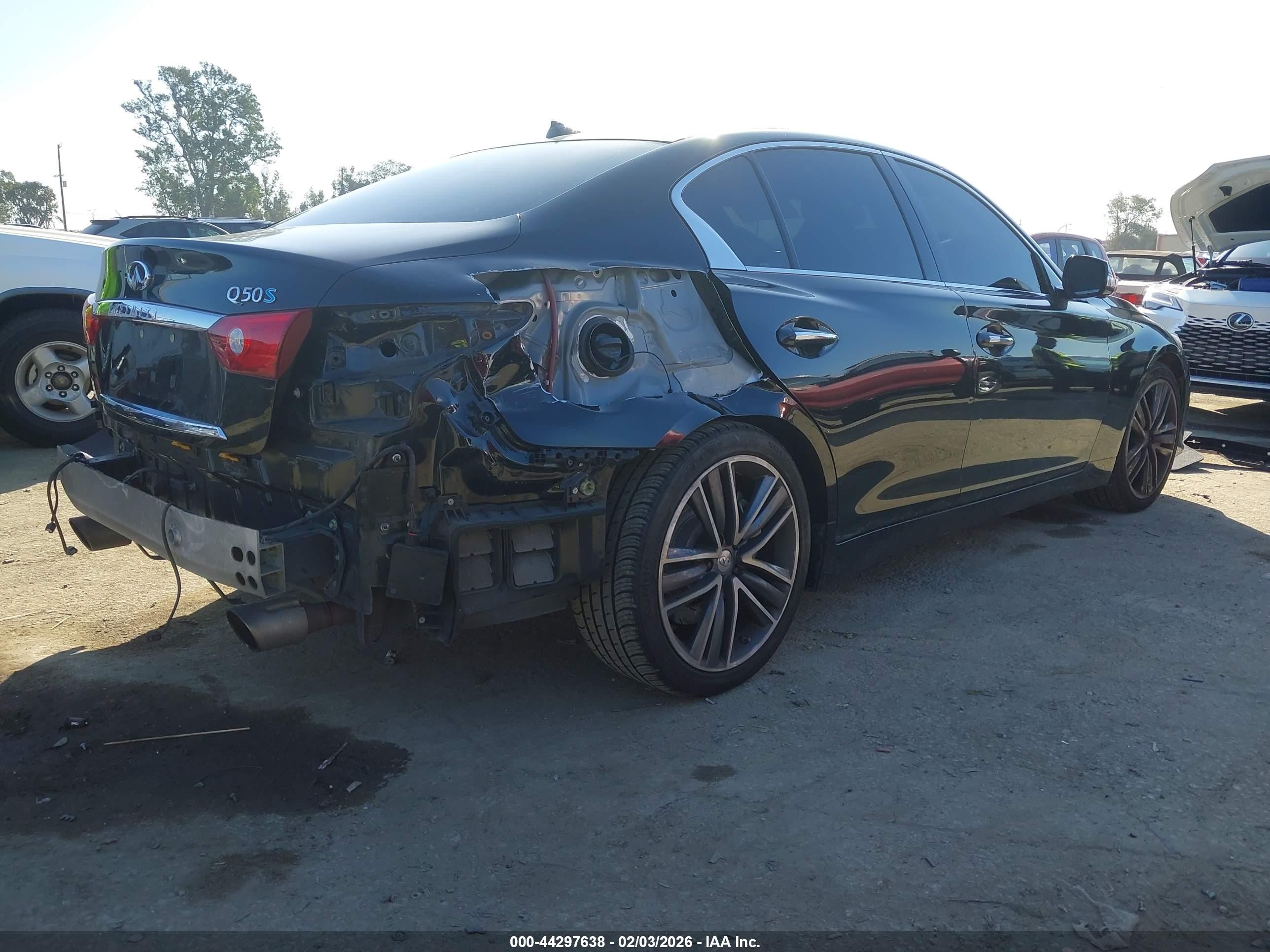 2015 Infiniti Q50 Hybrid Sport Black vin: JN1AV7AP0FM790852