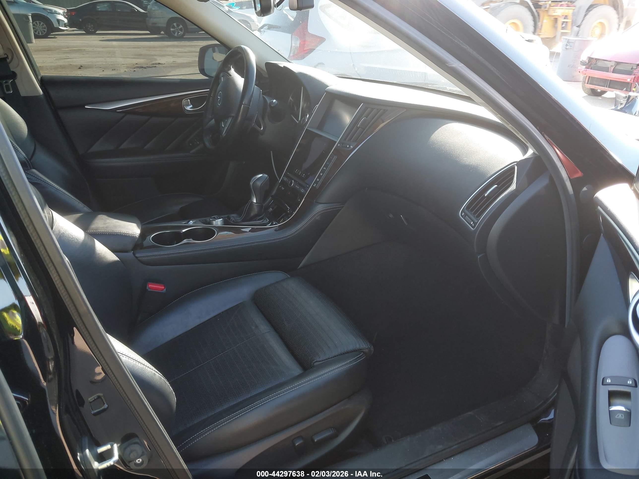 2015 Infiniti Q50 Hybrid Sport Black vin: JN1AV7AP0FM790852