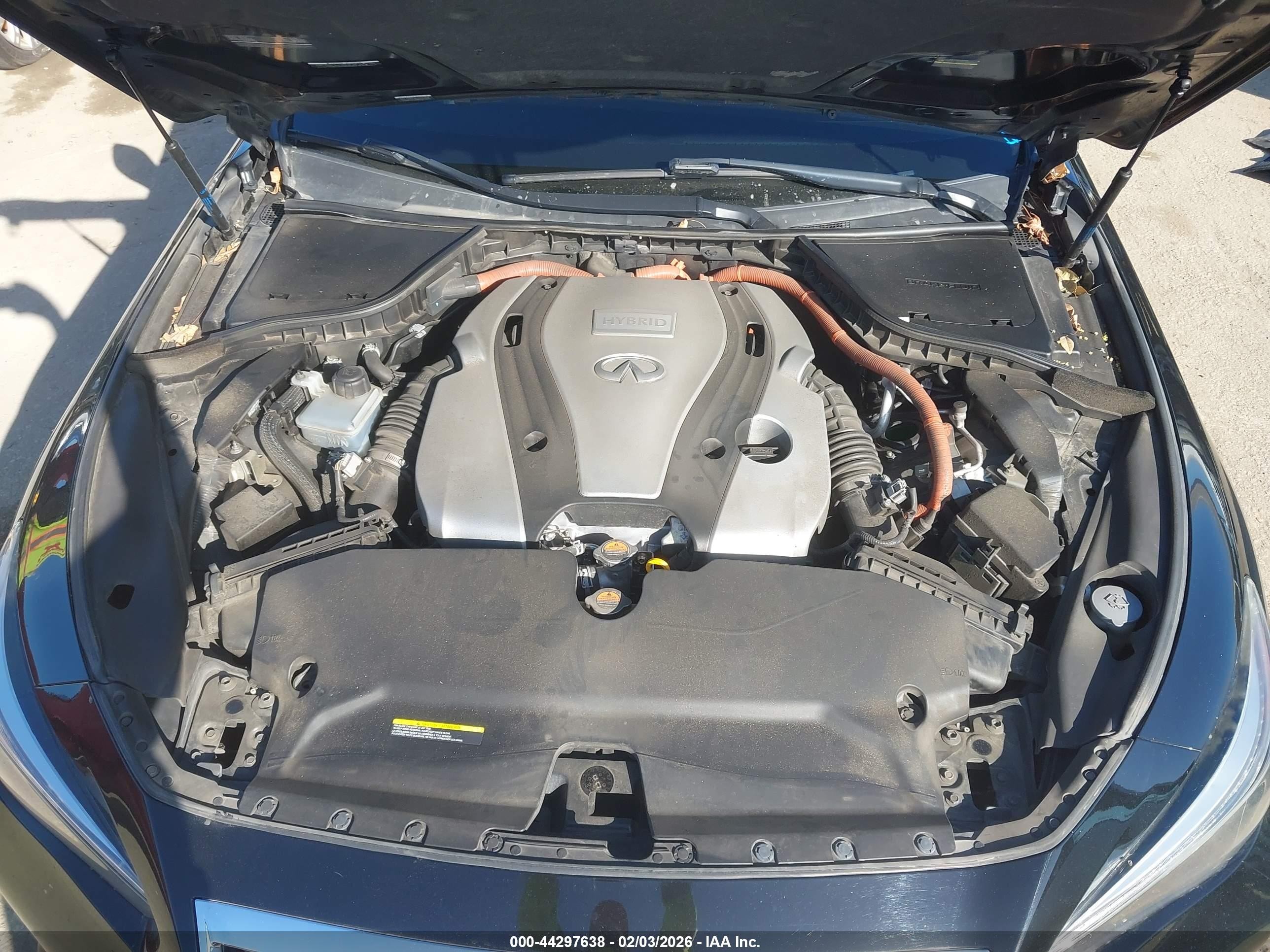 2015 Infiniti Q50 Hybrid Sport Black vin: JN1AV7AP0FM790852