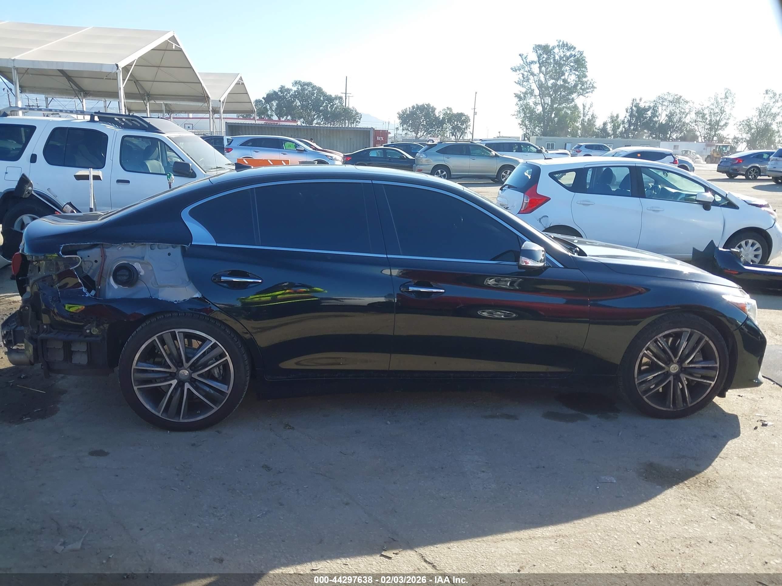 2015 Infiniti Q50 Hybrid Sport Black vin: JN1AV7AP0FM790852