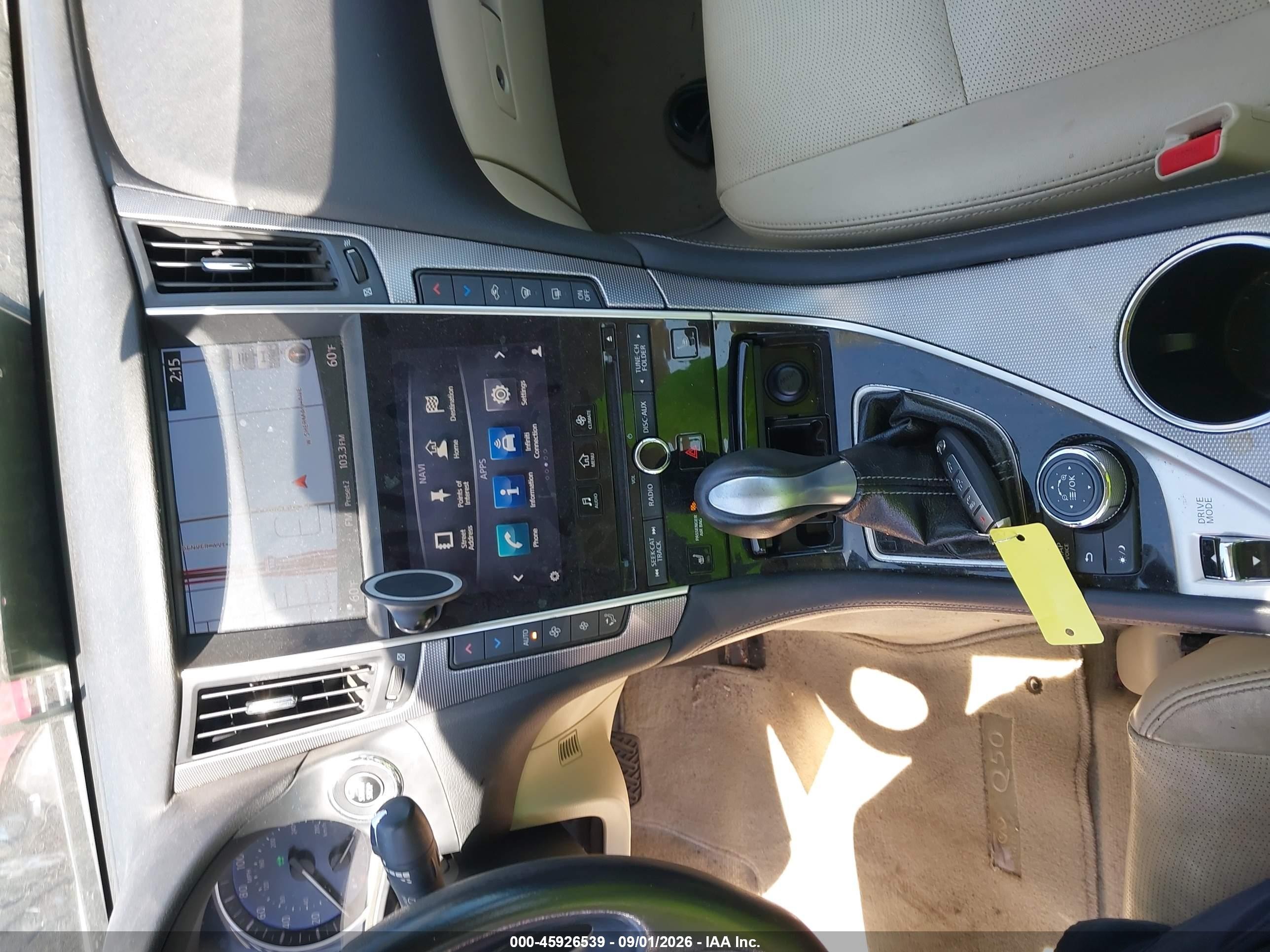 2015 Infiniti Q50 Hybrid Premium Black vin: JN1AV7AP0FM790933