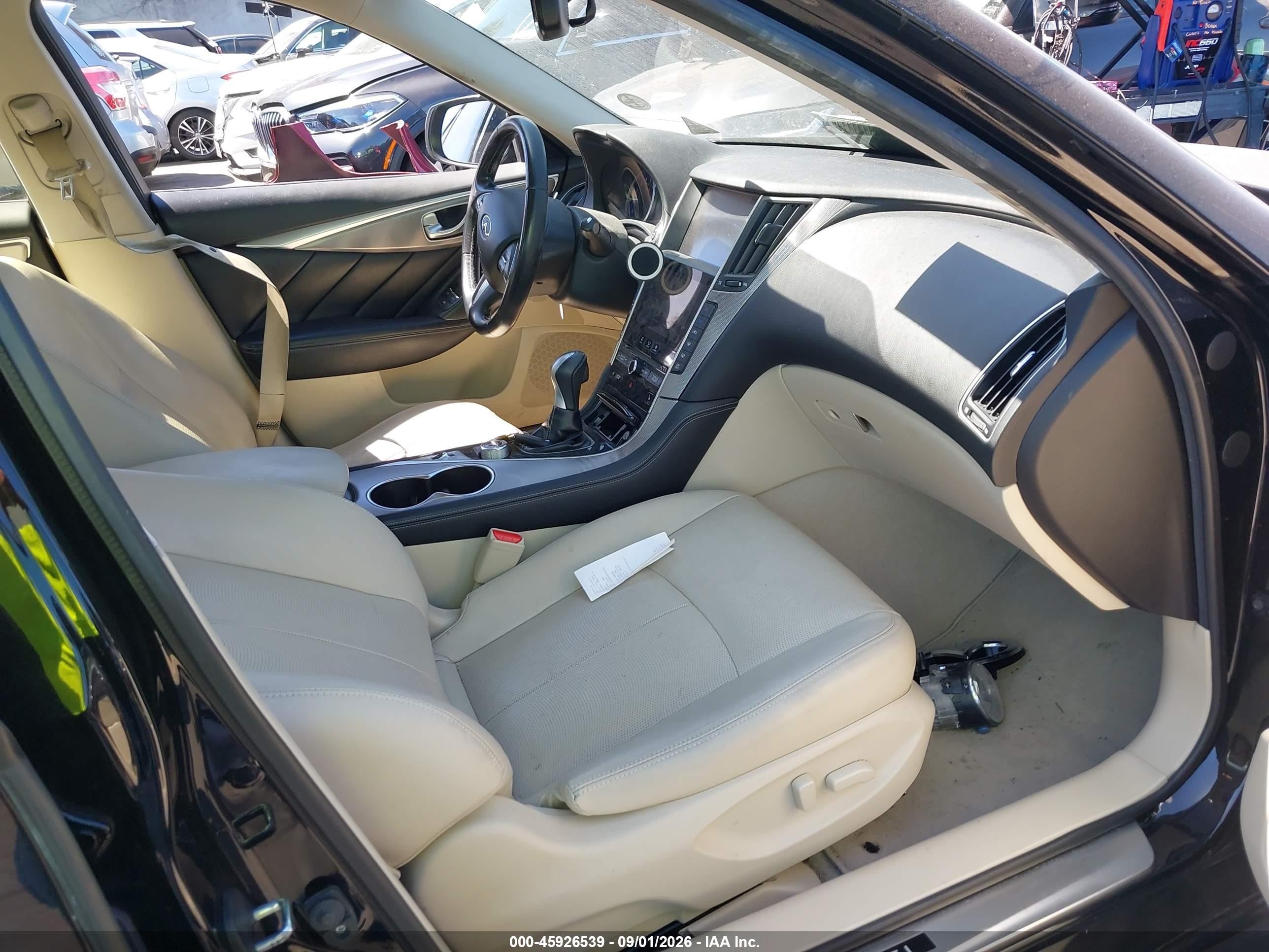 2015 Infiniti Q50 Hybrid Premium Black vin: JN1AV7AP0FM790933