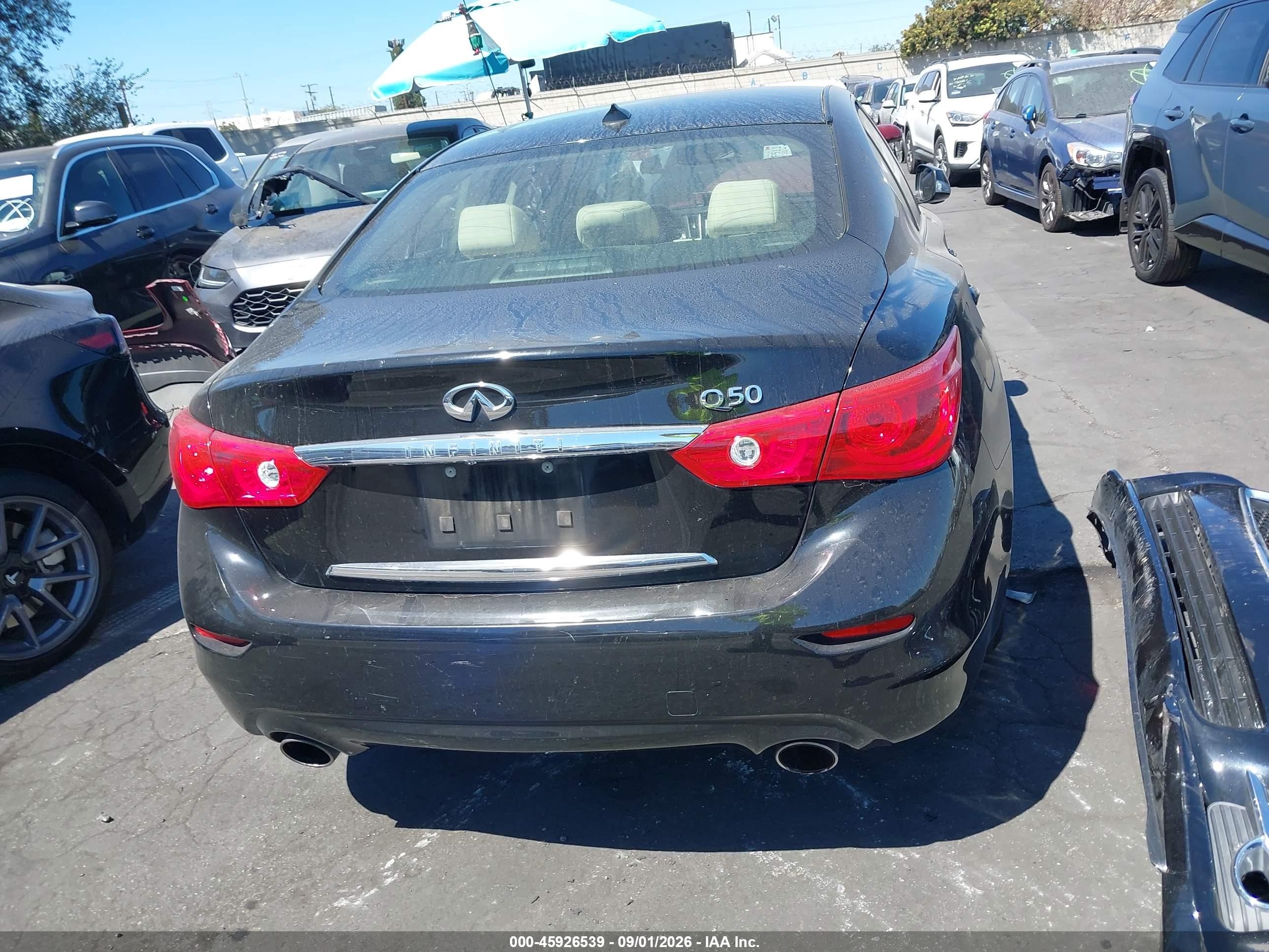 2015 Infiniti Q50 Hybrid Premium Black vin: JN1AV7AP0FM790933