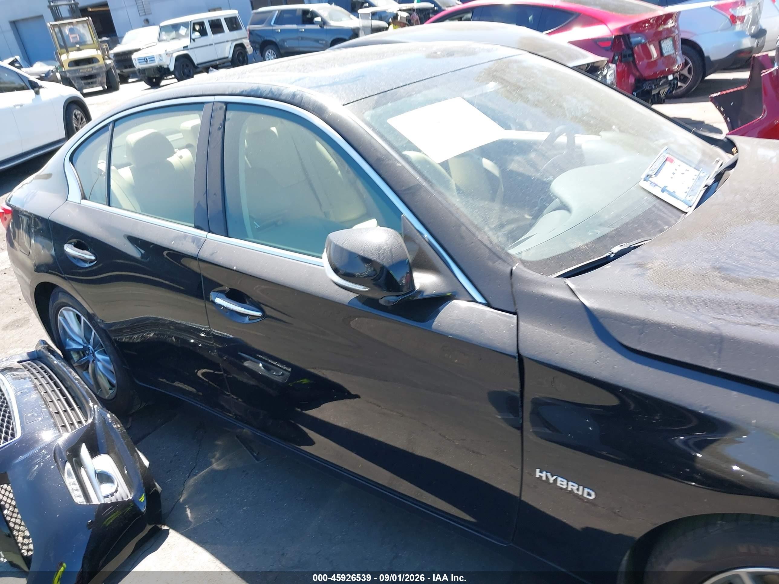 2015 Infiniti Q50 Hybrid Premium Black vin: JN1AV7AP0FM790933