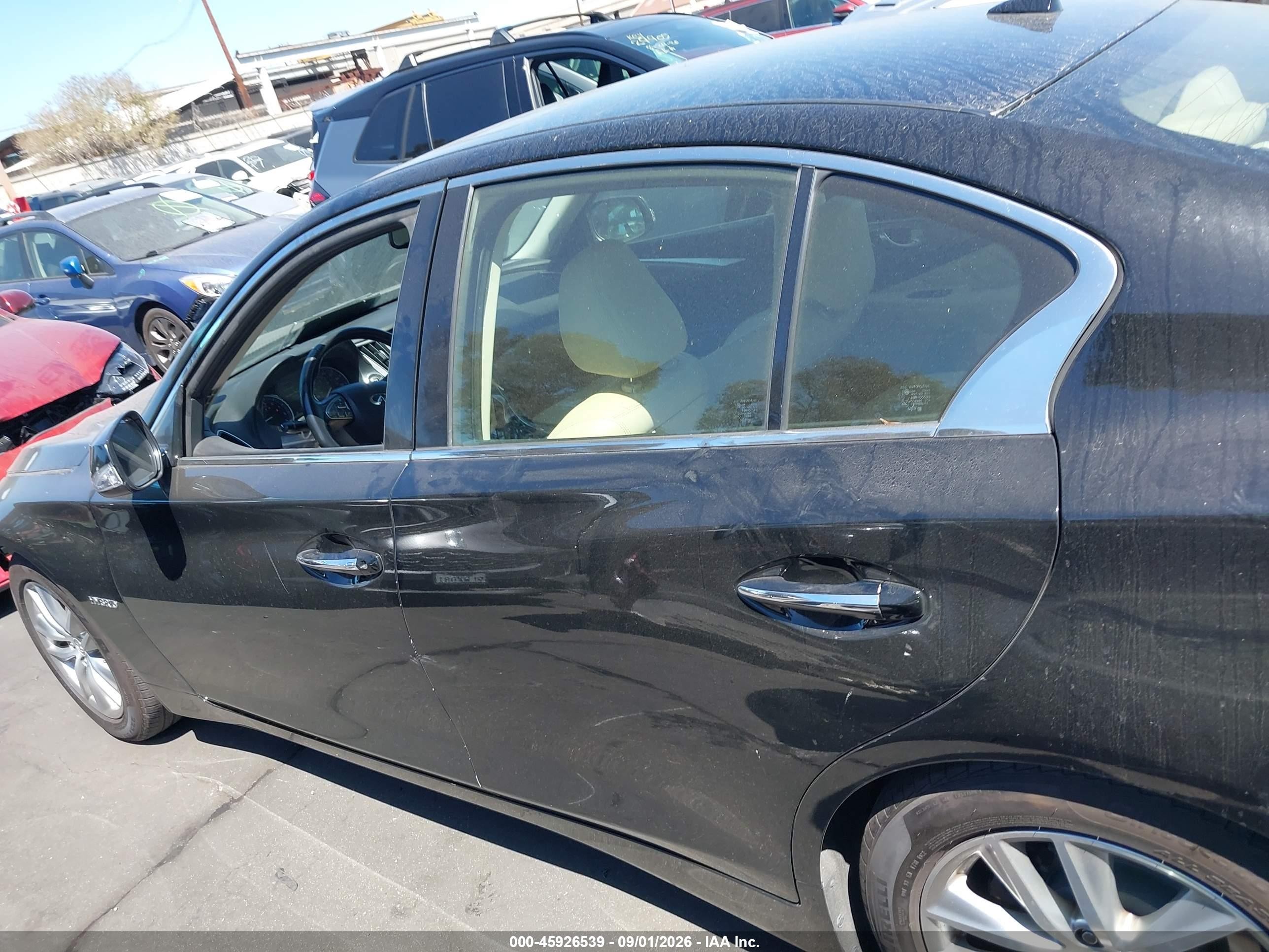 2015 Infiniti Q50 Hybrid Premium Black vin: JN1AV7AP0FM790933