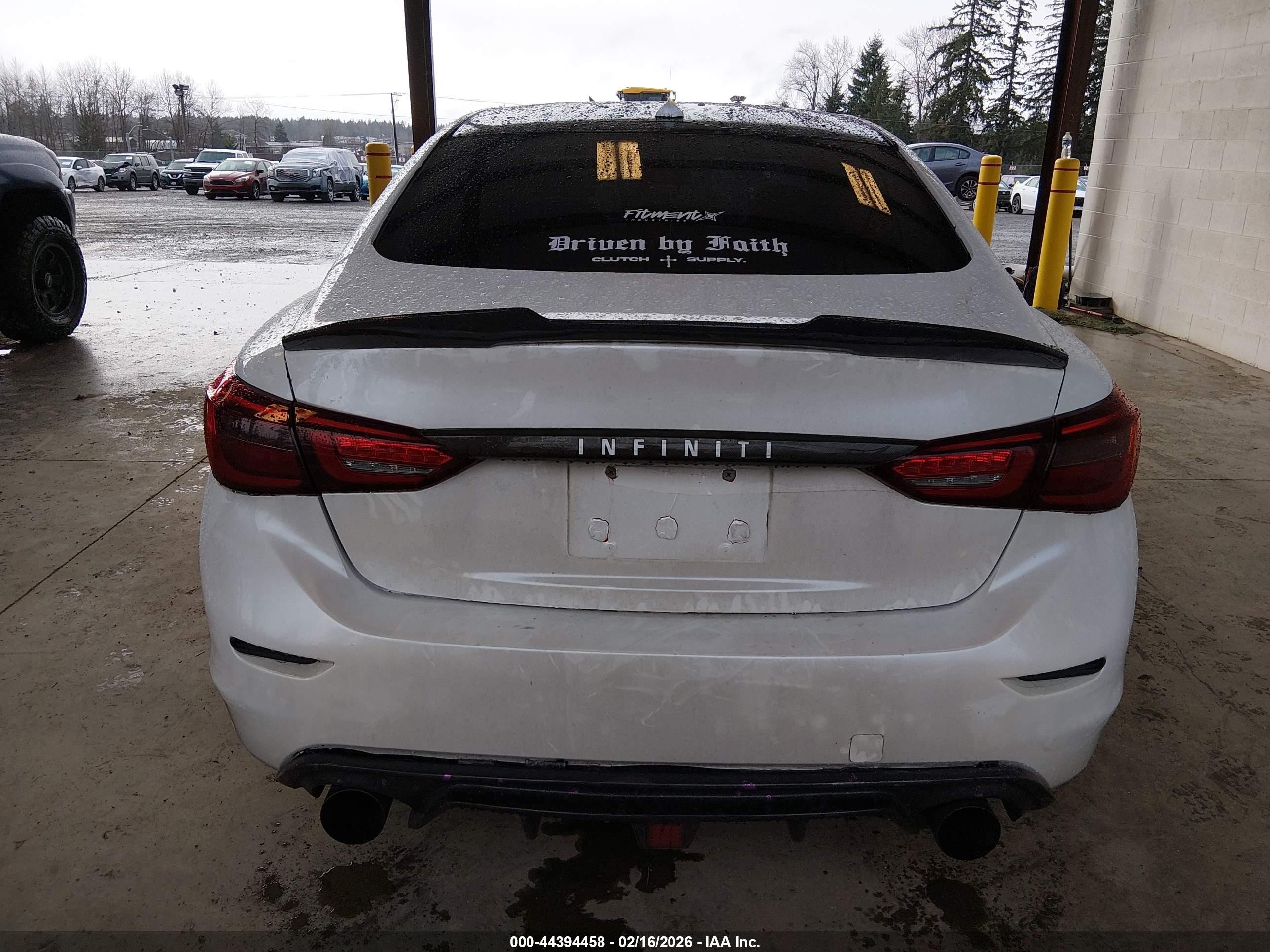 2015 Infiniti Q50 Hybrid Premium White vin: JN1AV7AP0FM790947