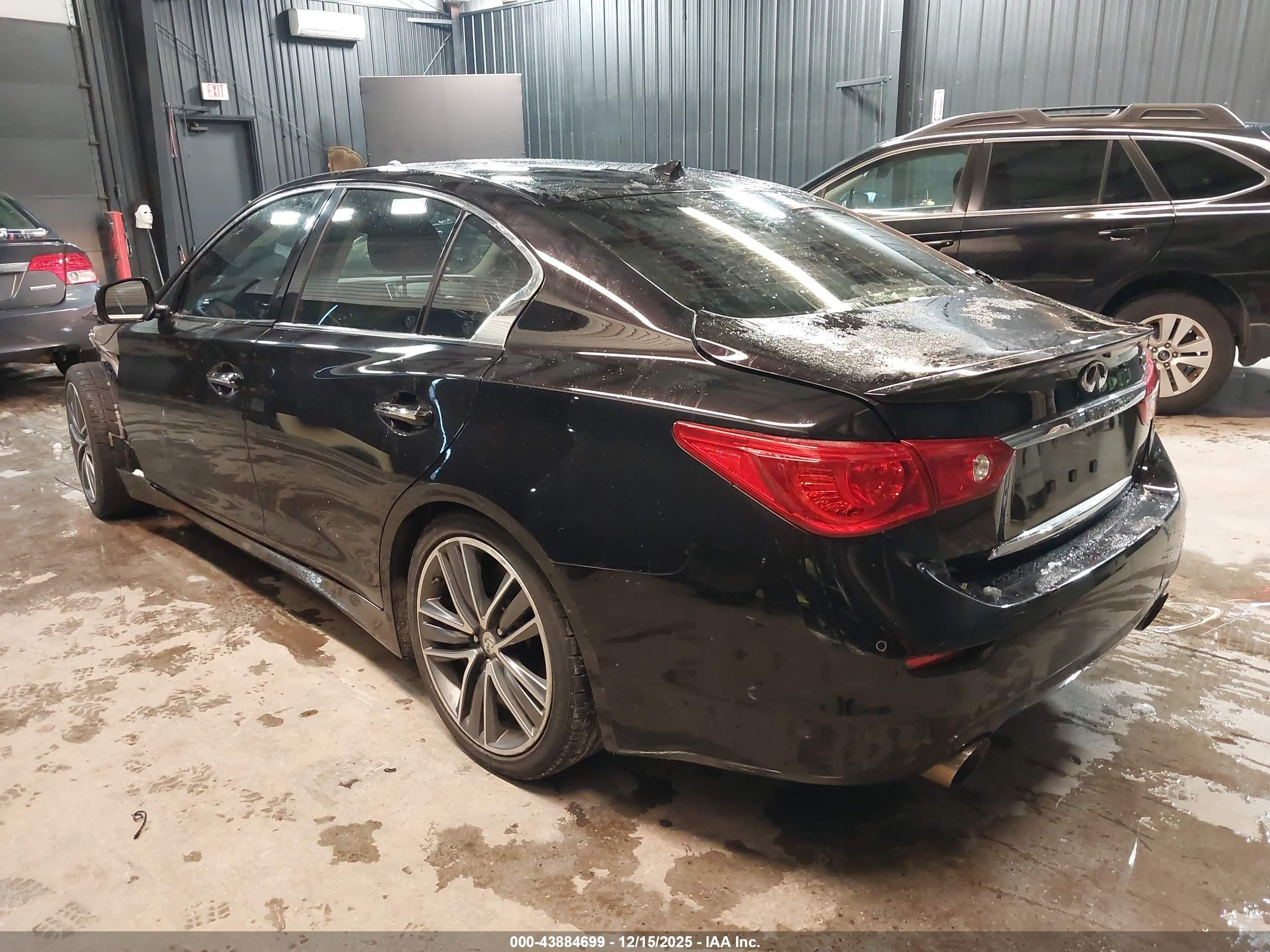 2015 Infiniti Q50 Hybrid Sport Purple vin: JN1AV7AP1FM790763