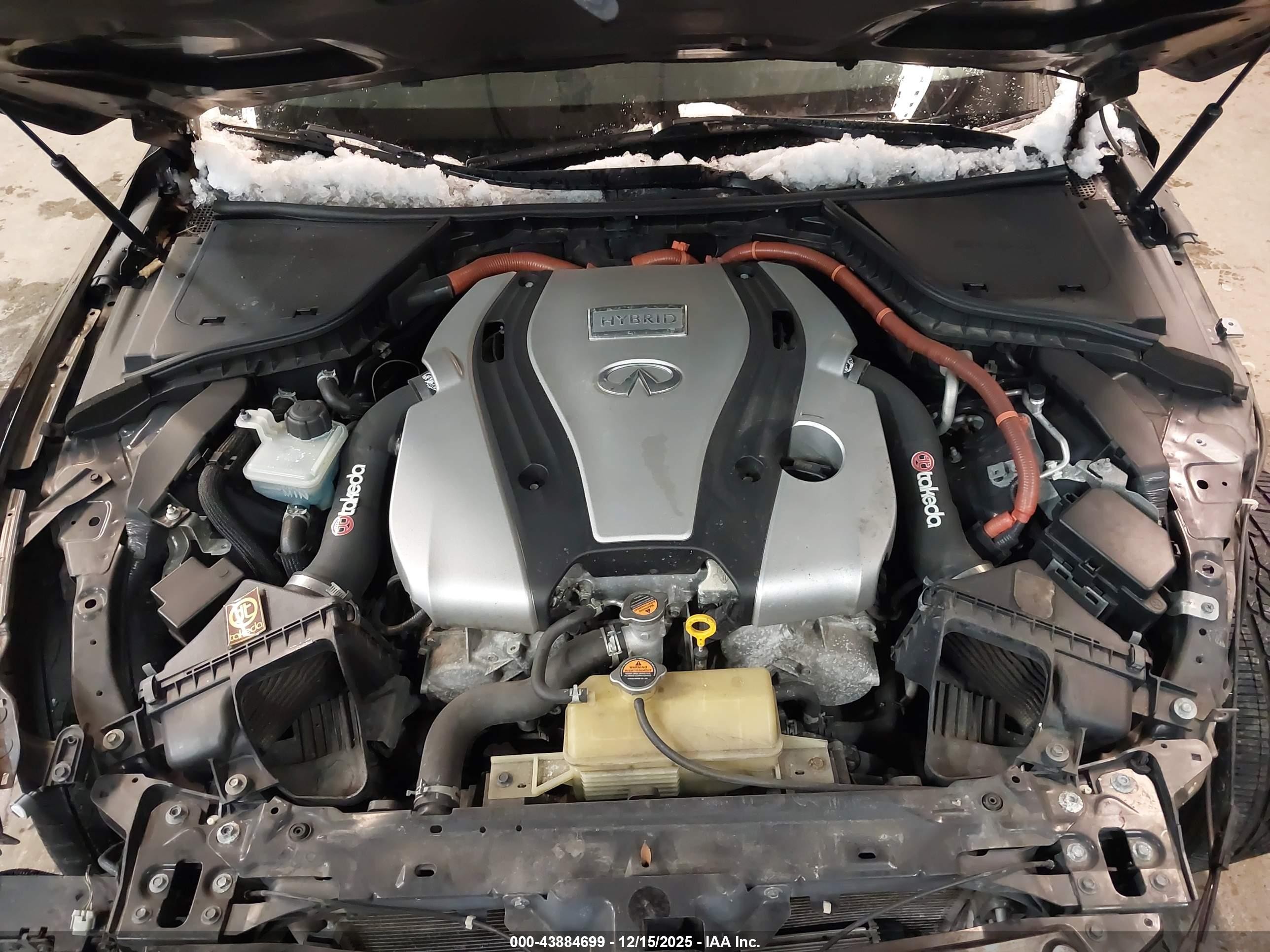 2015 Infiniti Q50 Hybrid Sport Purple vin: JN1AV7AP1FM790763