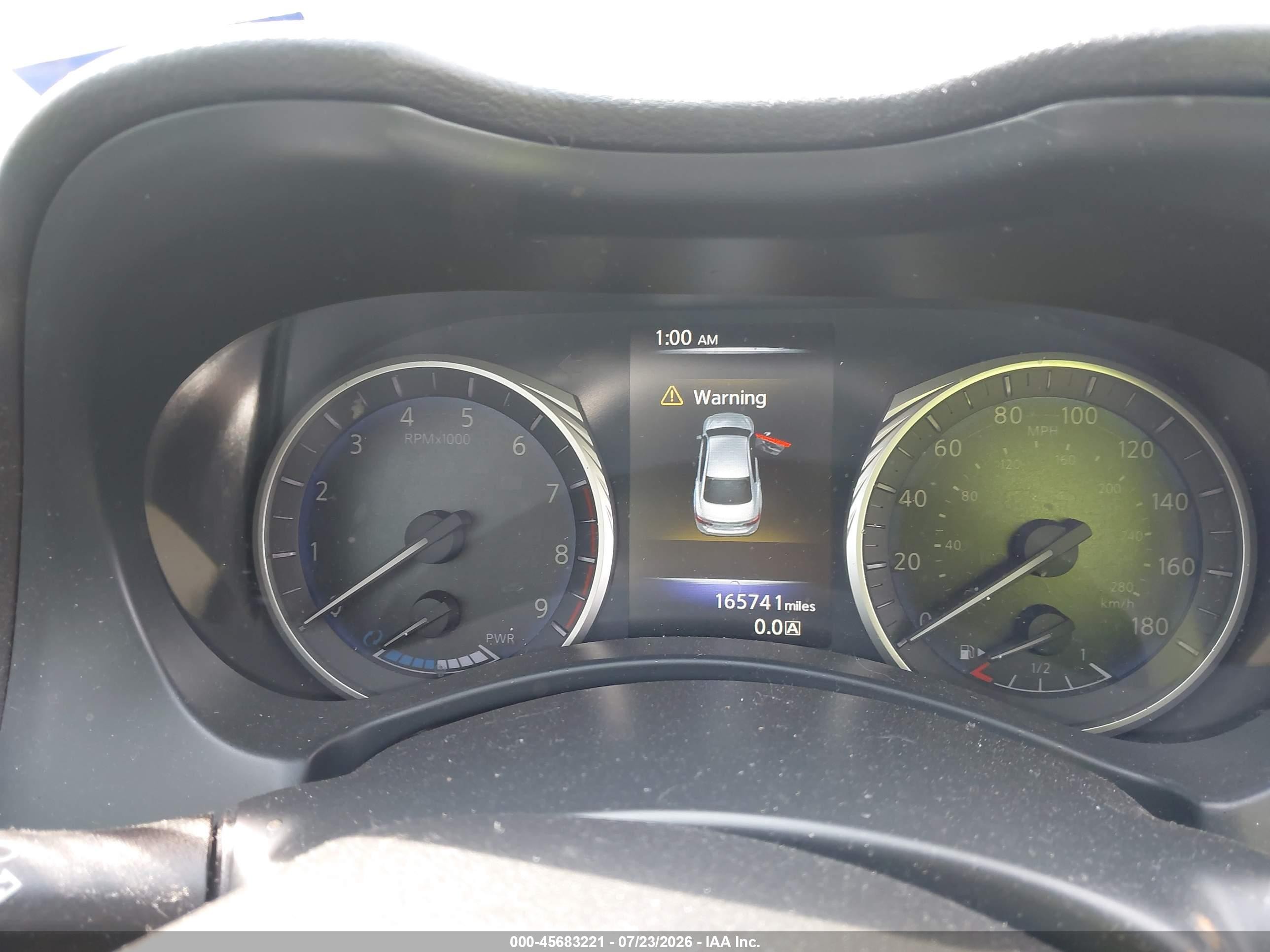 2014 Infiniti Q50 Hybrid Premium Белый vin: JN1AV7AP2EM691559