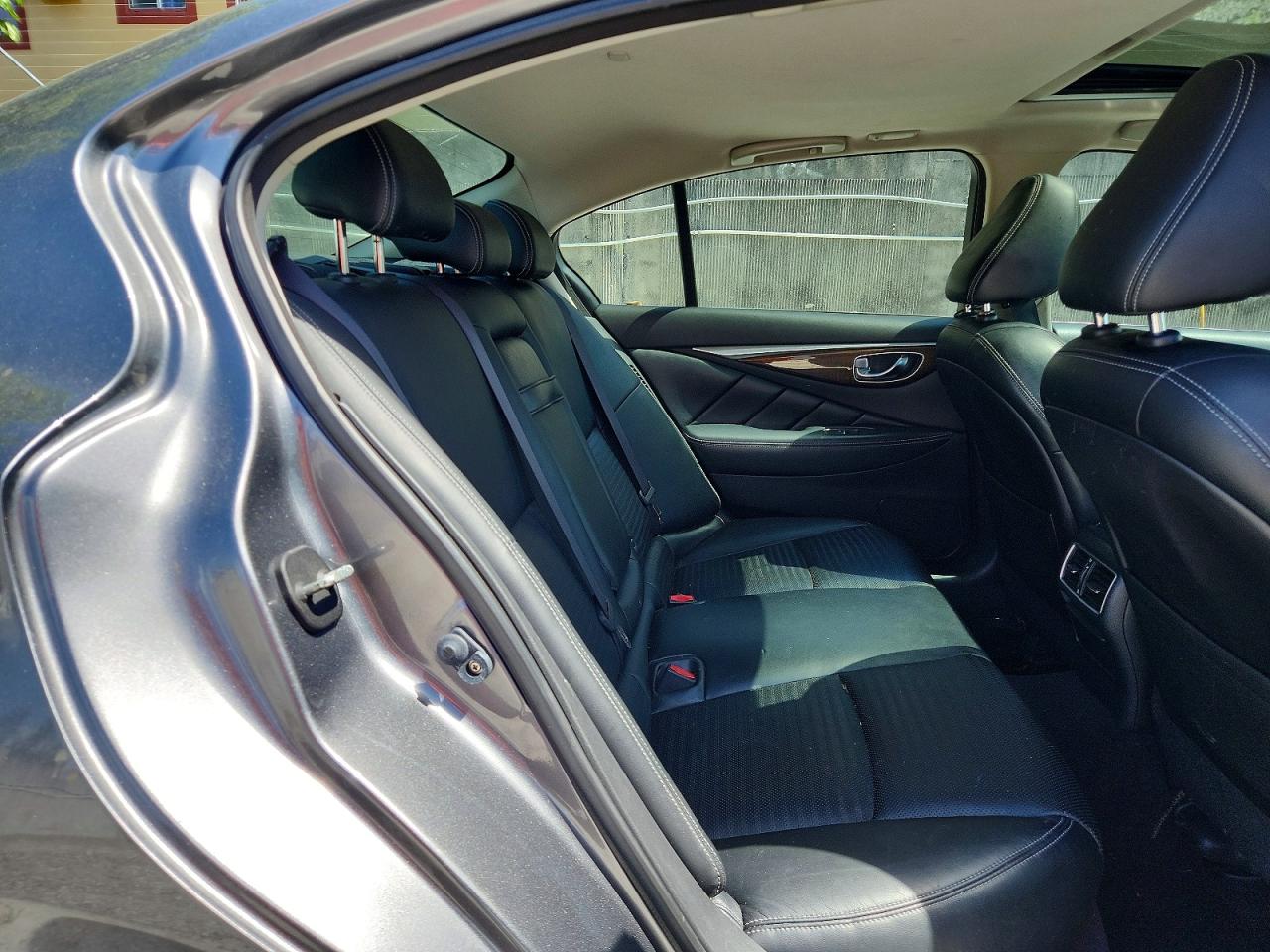 2014 Infiniti Q50 Hybrid Premium Gray vin: JN1AV7AP3EM690484