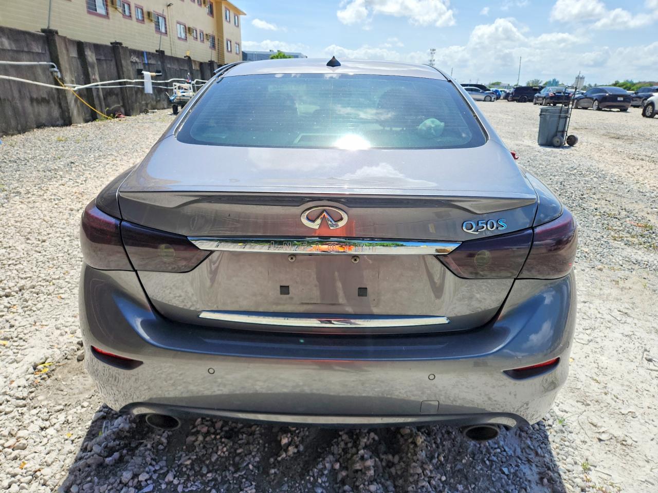 2014 Infiniti Q50 Hybrid Premium Gray vin: JN1AV7AP3EM690484