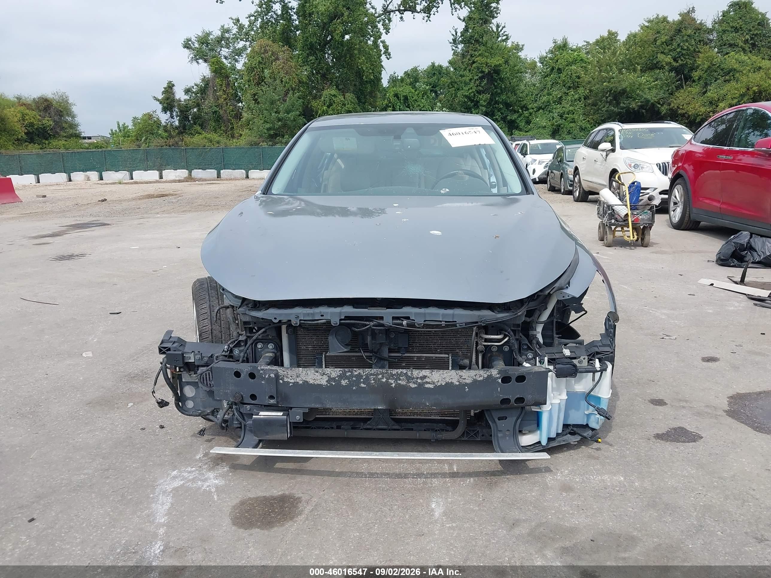 2014 Infiniti Q50 Hybrid Sport Light Blue vin: JN1AV7AP3EM690873