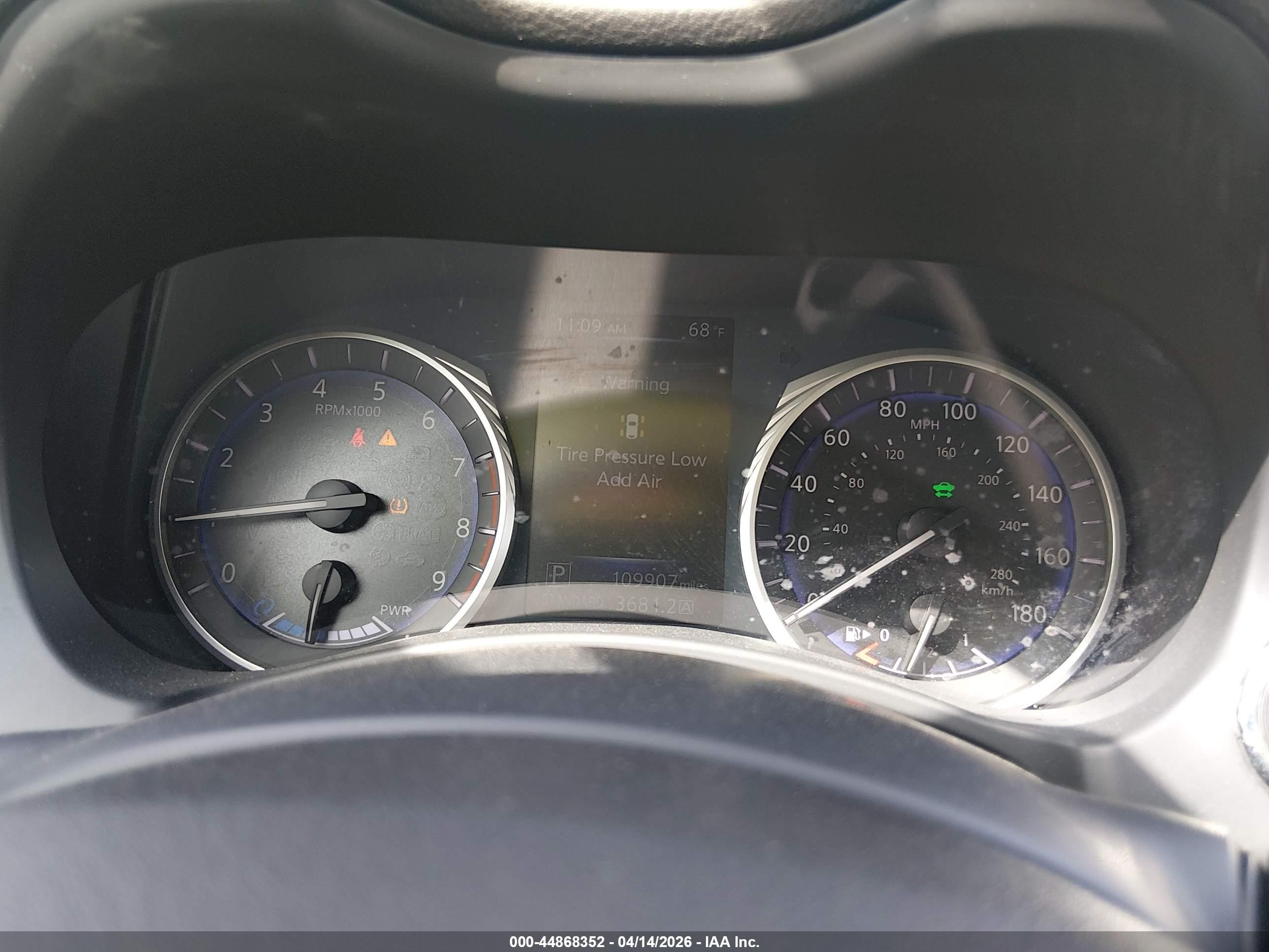 2014 Infiniti Q50 Hybrid Premium Blue vin: JN1AV7AP3EM690923