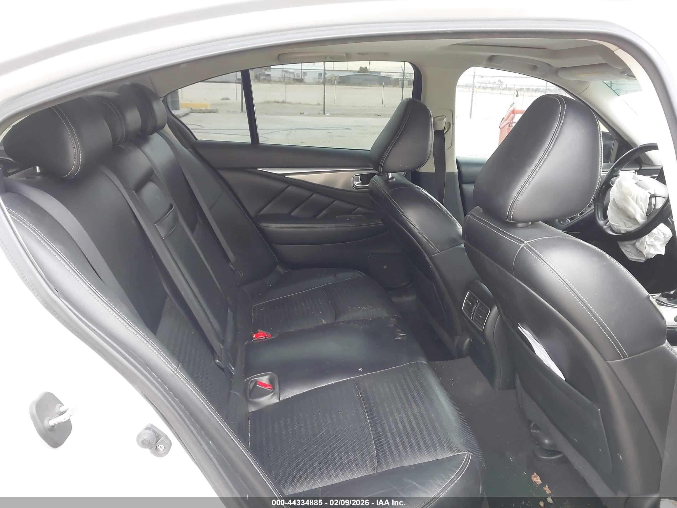 2015 Infiniti Q50 Hybrid Sport Gray vin: JN1AV7AP3FM790392