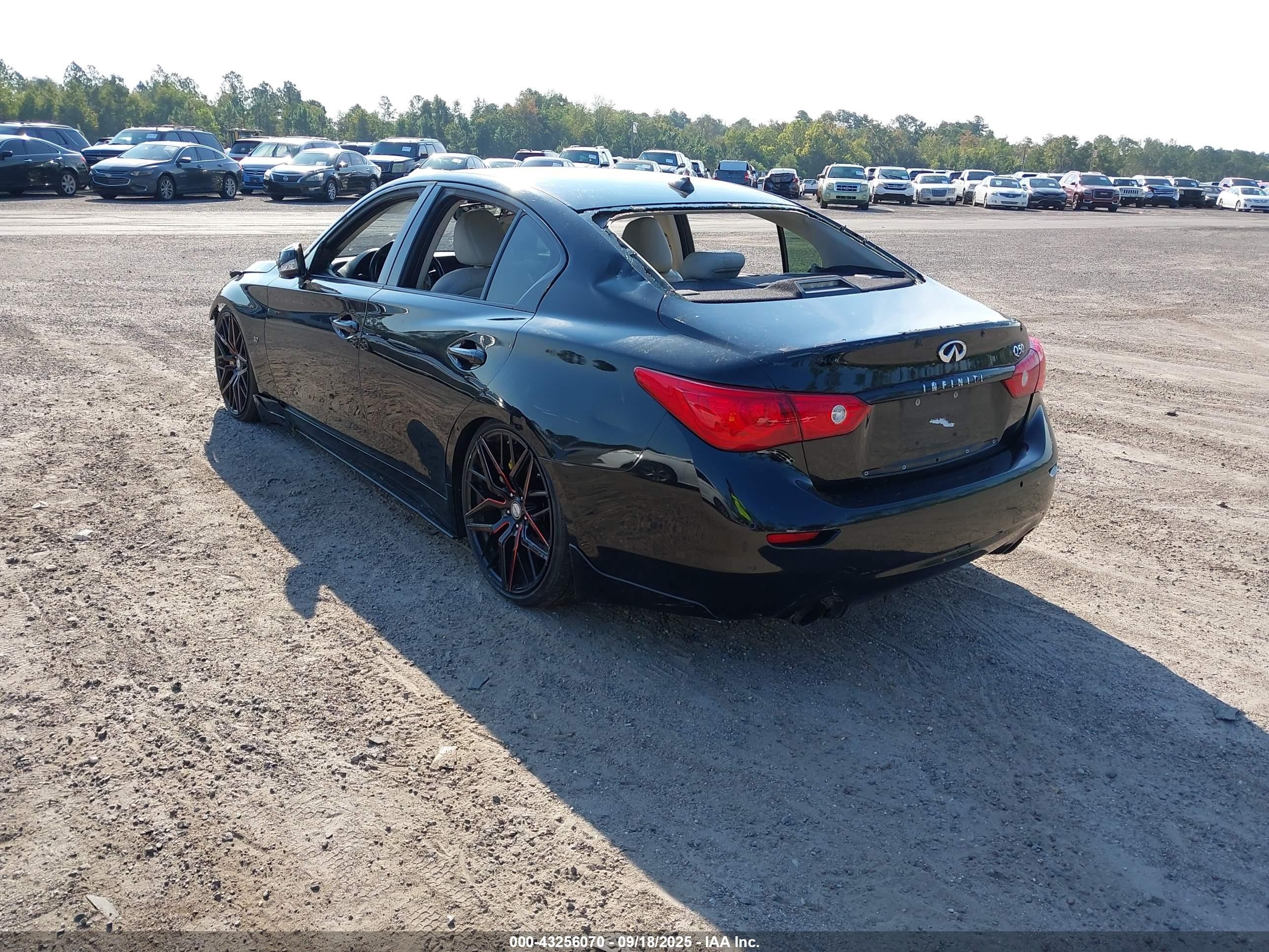 2015 Infiniti Q50 Hybrid Sport Black vin: JN1AV7AP4FM790661