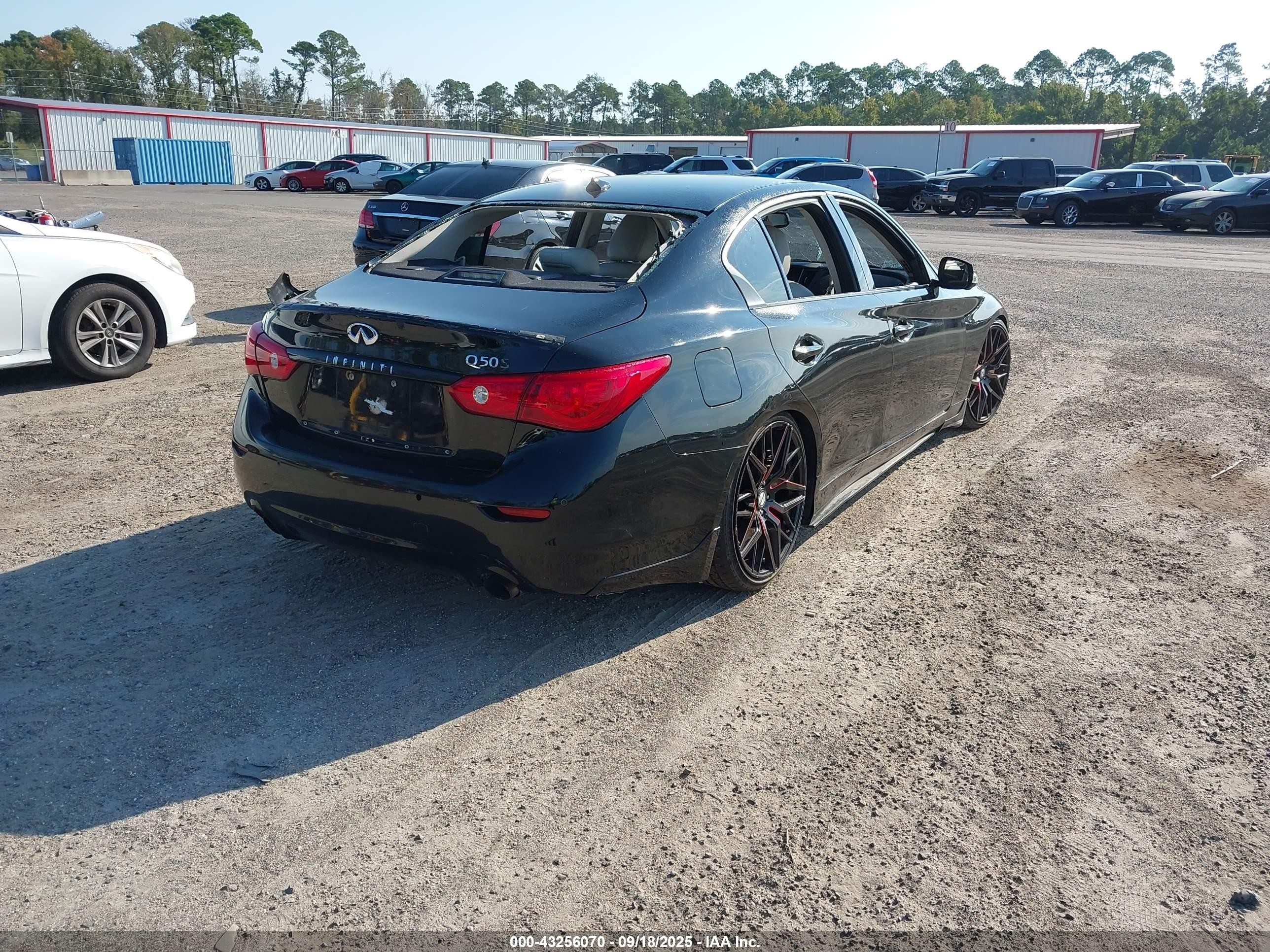 2015 Infiniti Q50 Hybrid Sport Black vin: JN1AV7AP4FM790661