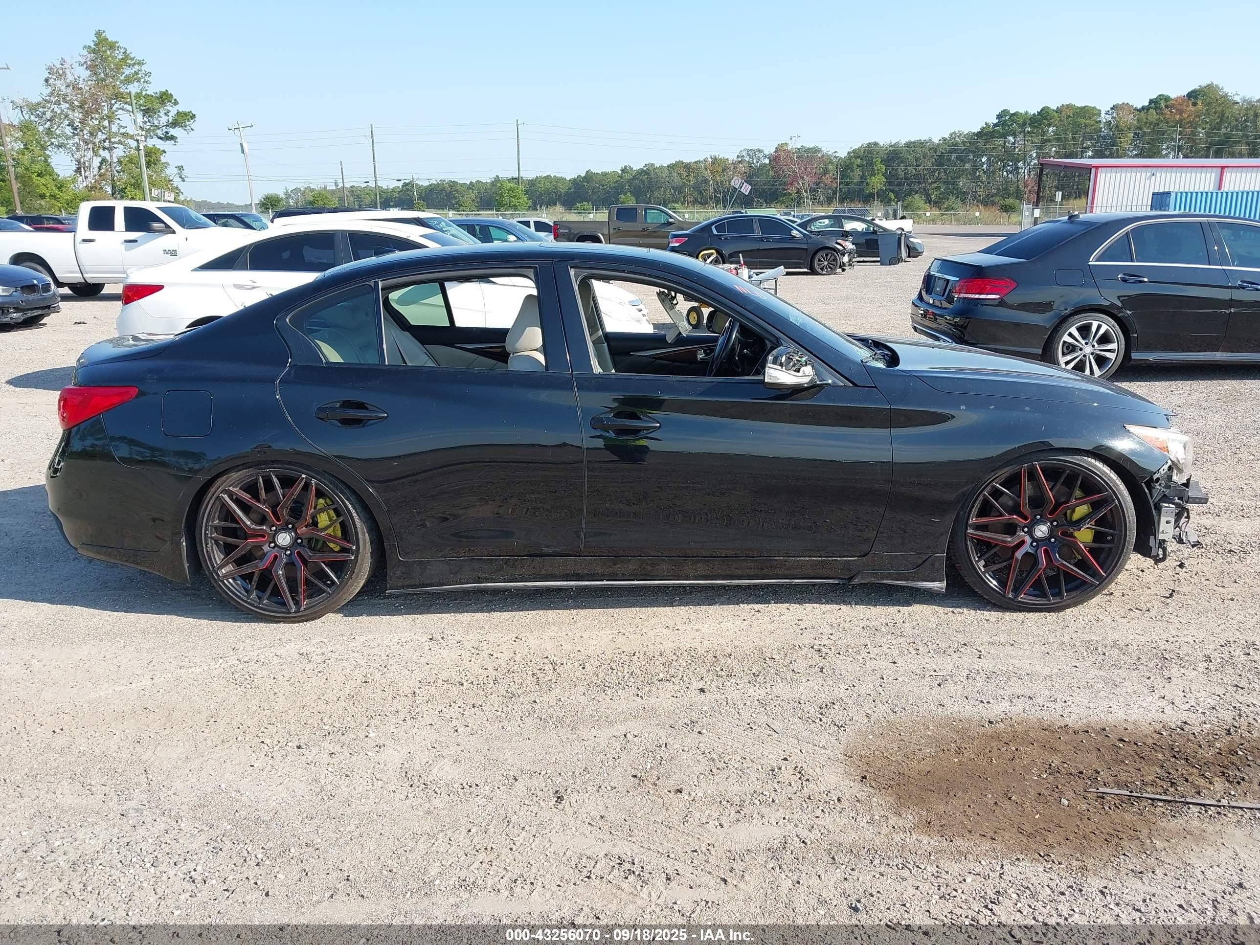 2015 Infiniti Q50 Hybrid Sport Black vin: JN1AV7AP4FM790661