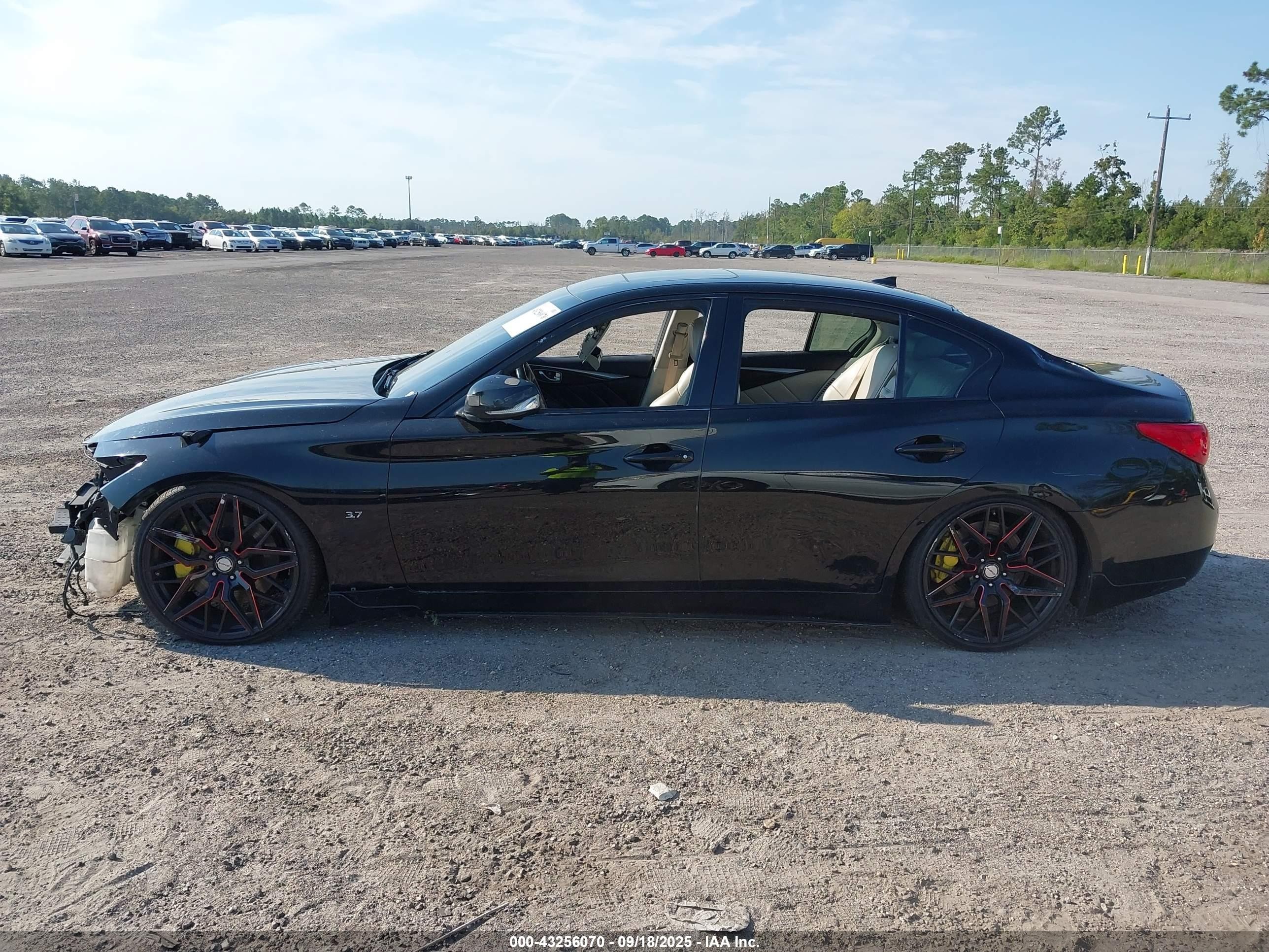 2015 Infiniti Q50 Hybrid Sport Black vin: JN1AV7AP4FM790661