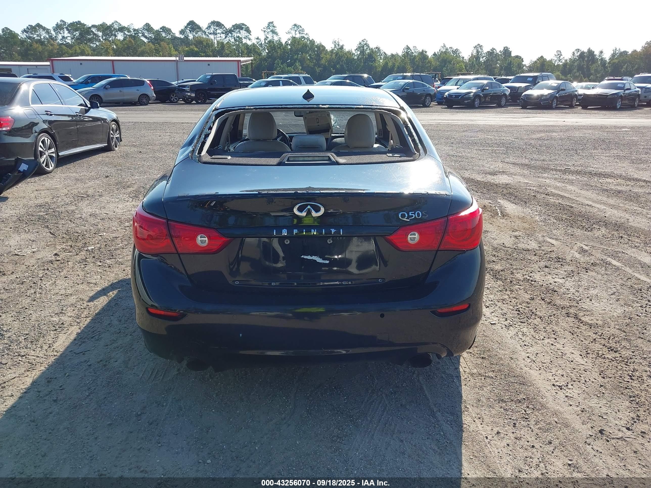 2015 Infiniti Q50 Hybrid Sport Black vin: JN1AV7AP4FM790661
