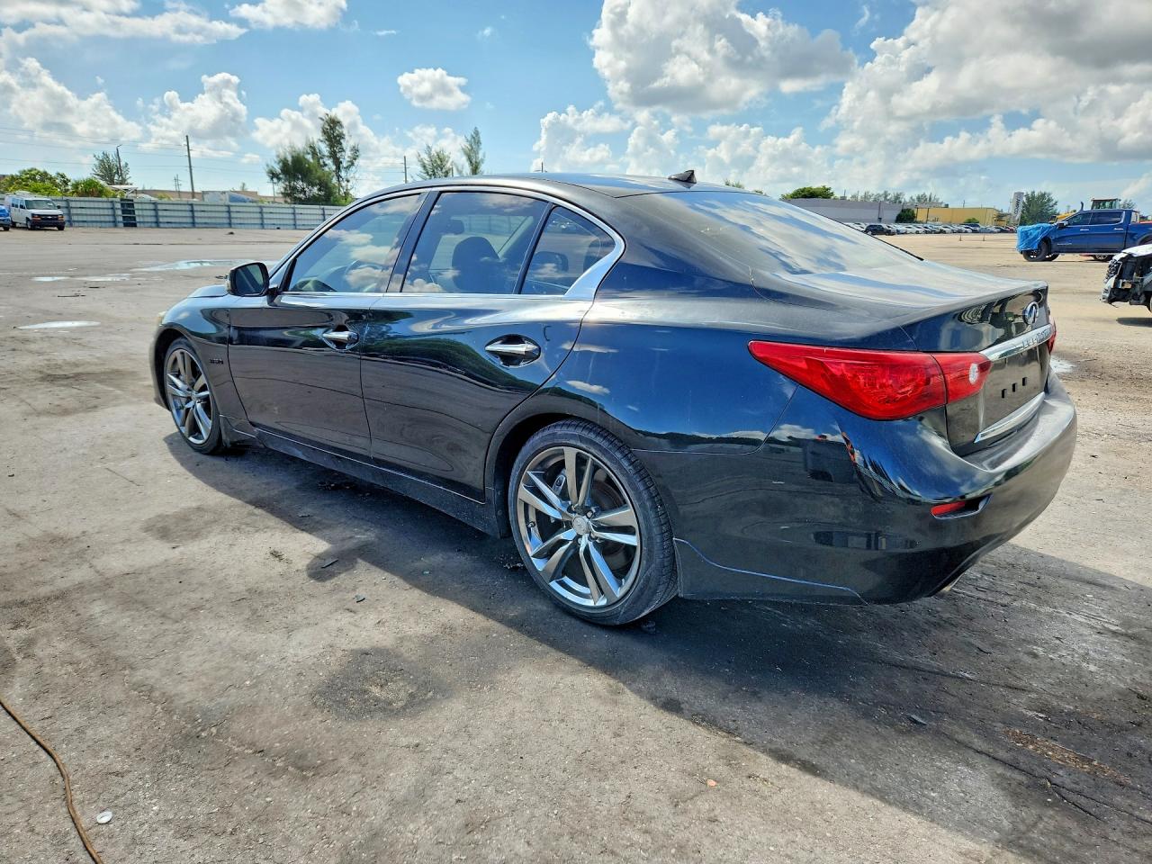 2015 Infiniti Q50 Hybrid Premium Black vin: JN1AV7AP4FM790708