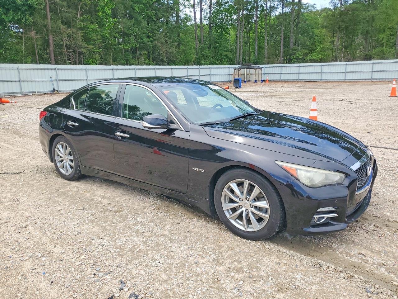 2014 Infiniti Q50 Hybrid Premium Black vin: JN1AV7AP5EM690843