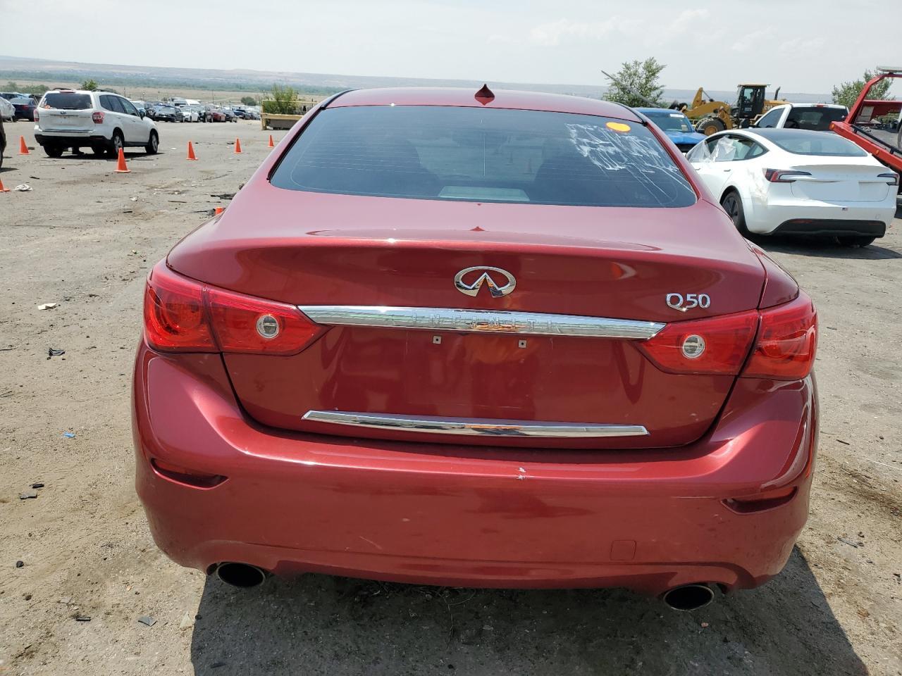 2014 Infiniti Q50 Красный vin: JN1AV7AP5EM691006