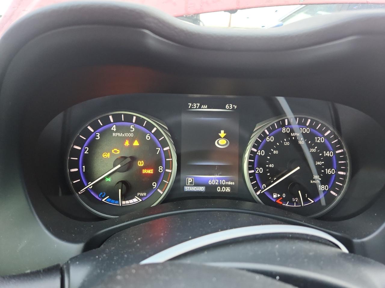 2014 Infiniti Q50 Красный vin: JN1AV7AP5EM691006