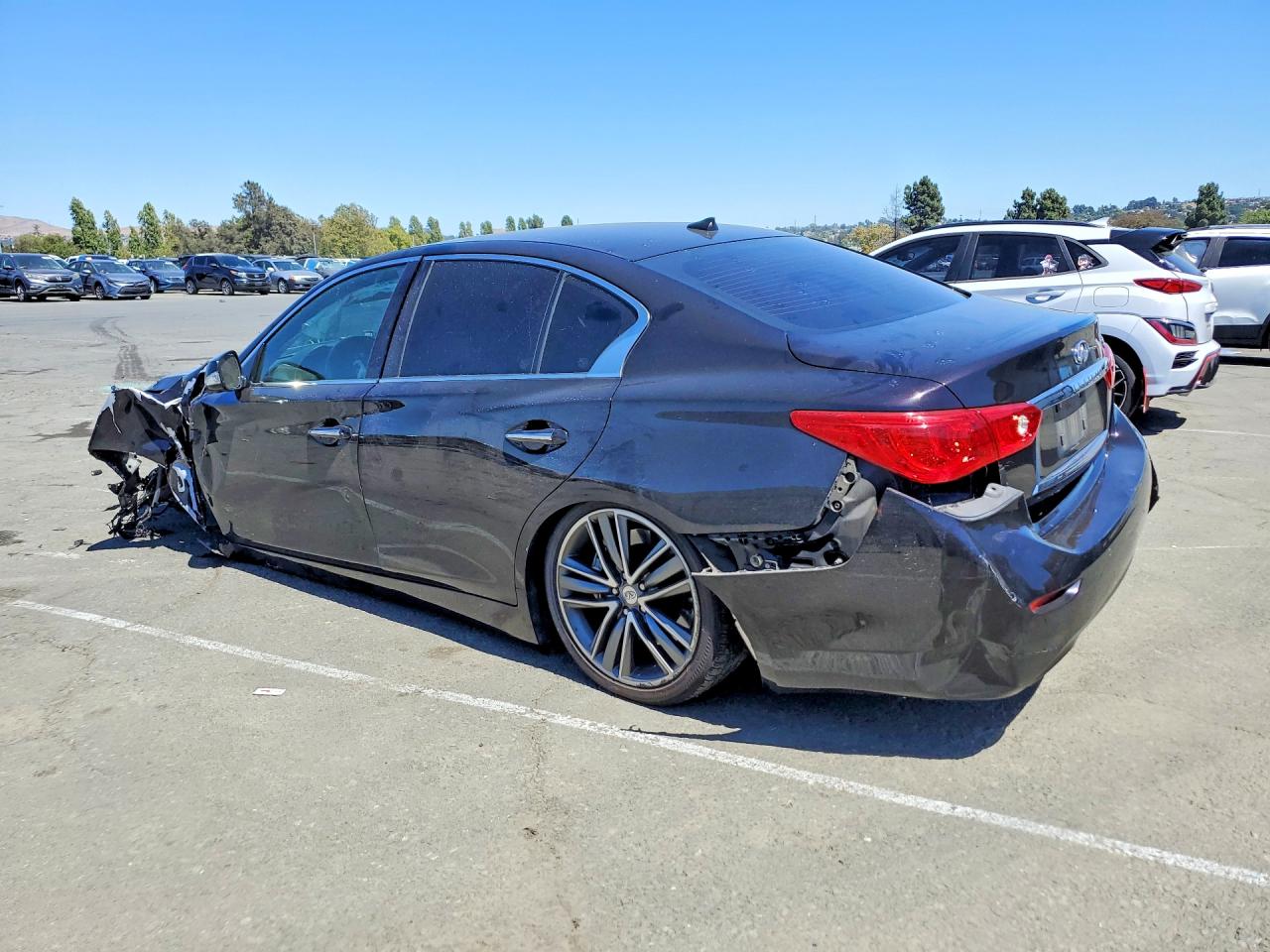 2014 Infiniti Q50 Hybrid Sport Black vin: JN1AV7AP5EM691507