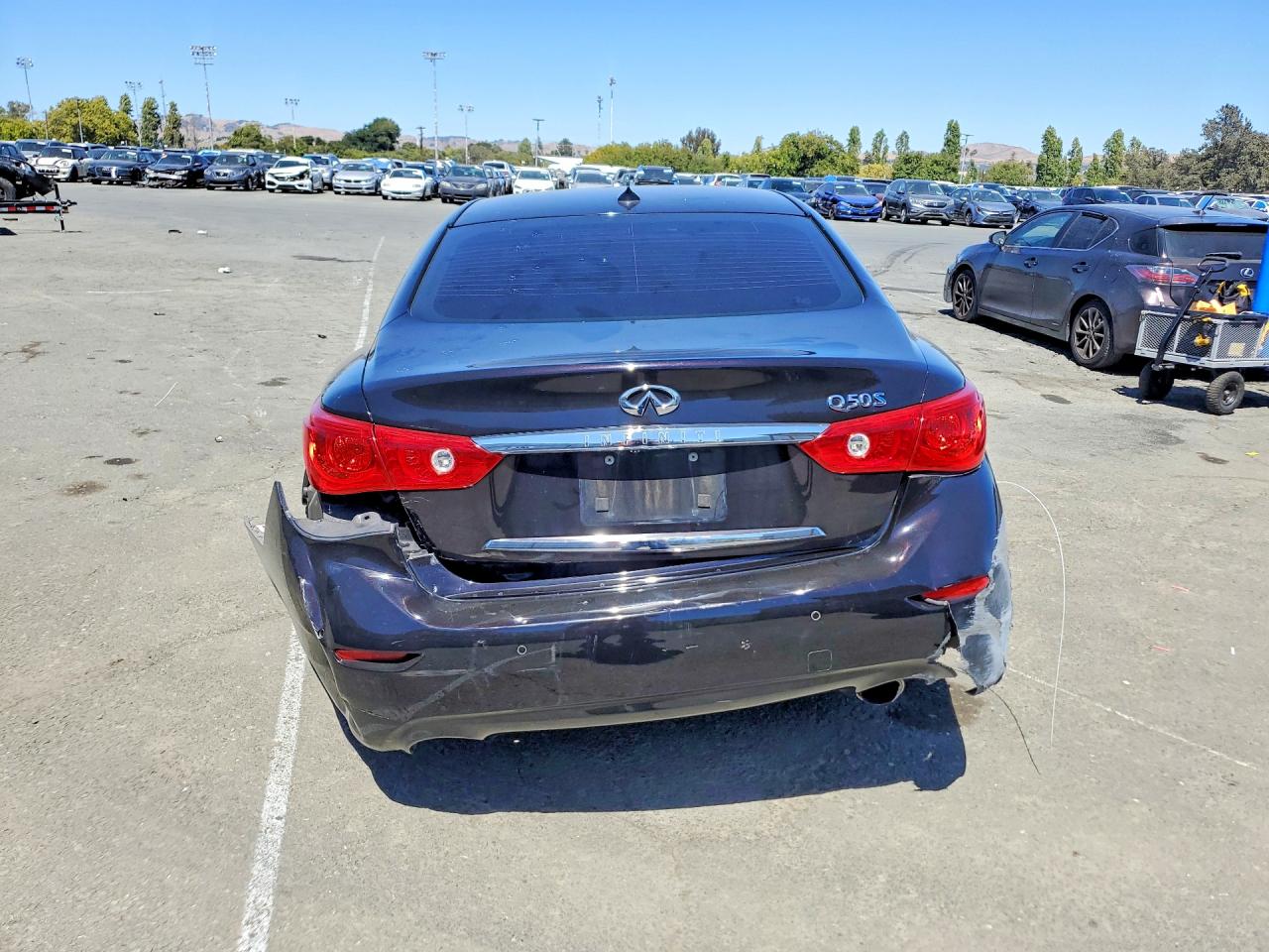 2014 Infiniti Q50 Hybrid Sport Black vin: JN1AV7AP5EM691507